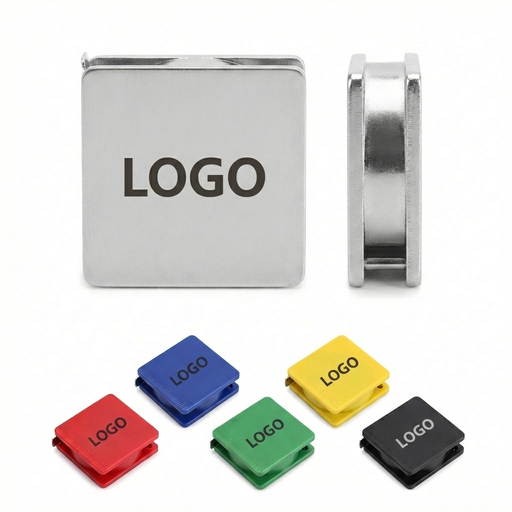 Compact Square Retractable Tape Measure Keychain