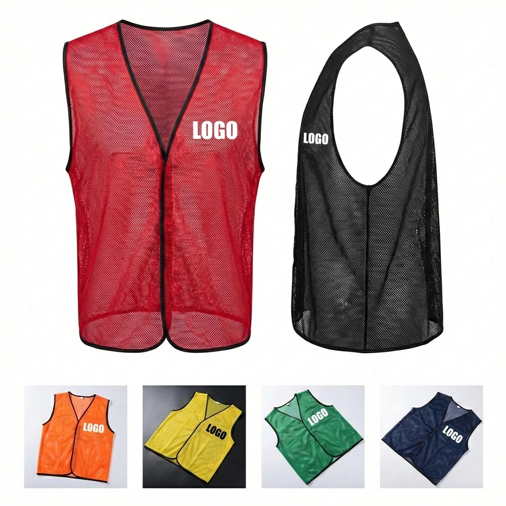 Lightweight Breathable Mesh Team Identification Vest
