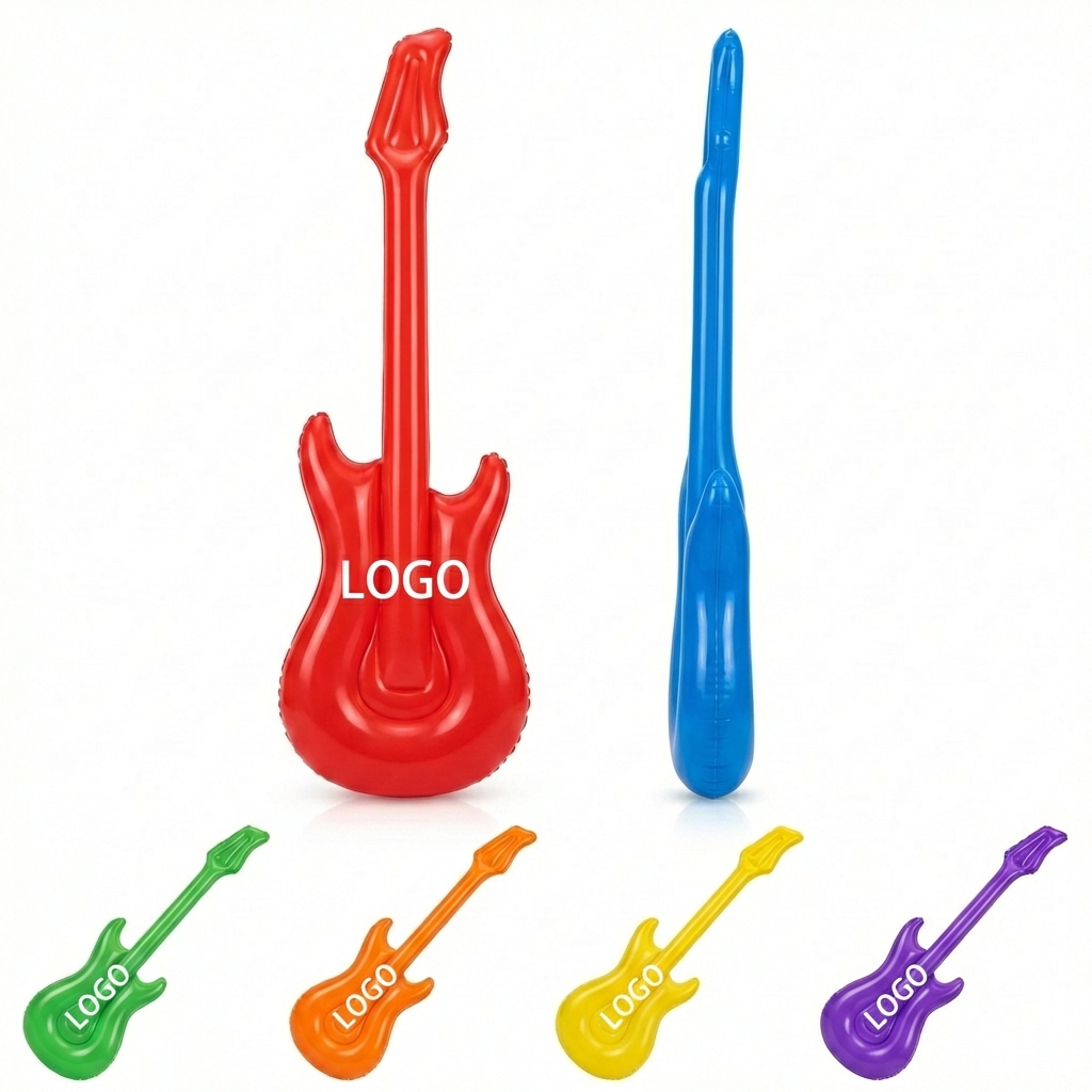 Inflatable Rock Star Guitar Party Prop for Promotional Events
