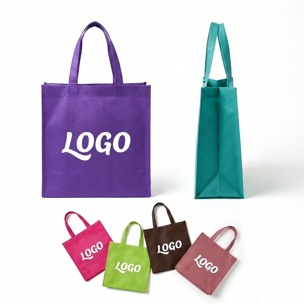 Reusable Non-Woven Market Tote with Reinforced Handles
