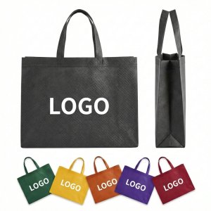 Reusable Non-Woven Grocery Tote with Reinforced Carrying Straps and Stable Gusset