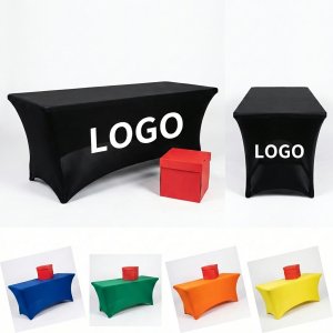 Professional Spandex Stretch Table Cover for Trade Shows and Events