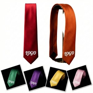 Refined Microfiber Solid Color Business Necktie