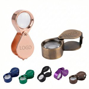 Precision 30X Metal Folding Magnifier with Protective Swing Cover