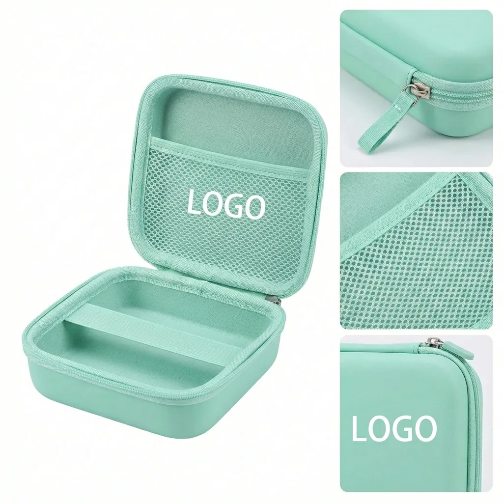 Portable Square EVA Hardshell Tech Organizer Case
