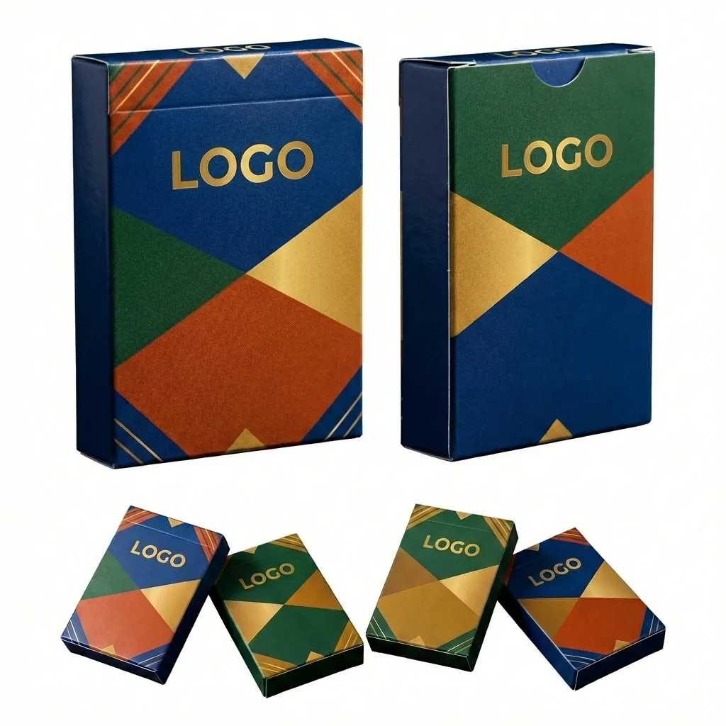 Personalized Full Color Cardstock Tuck Box for Standard Playing Card Decks