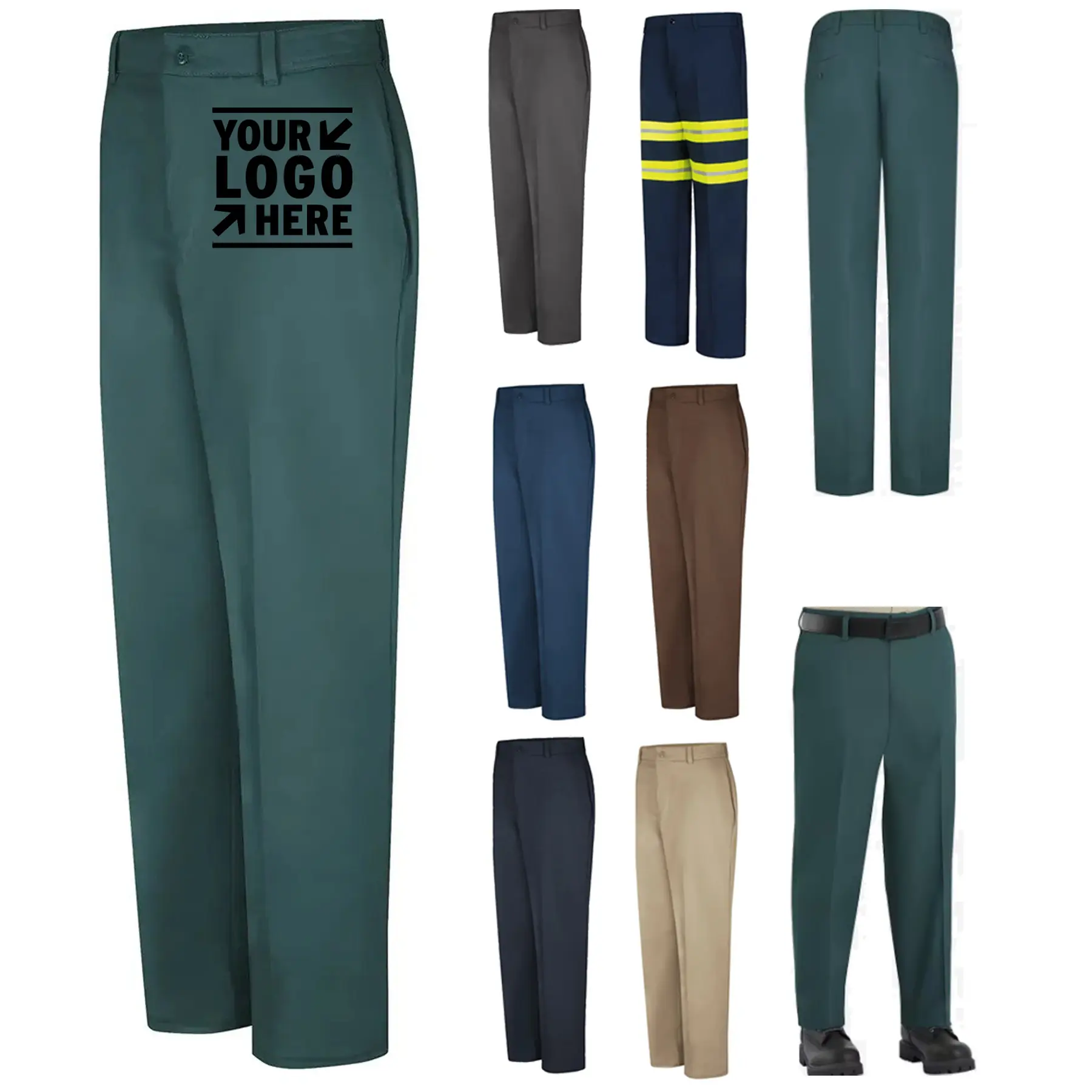 Men's Durable Cotton Work Trousers 2
