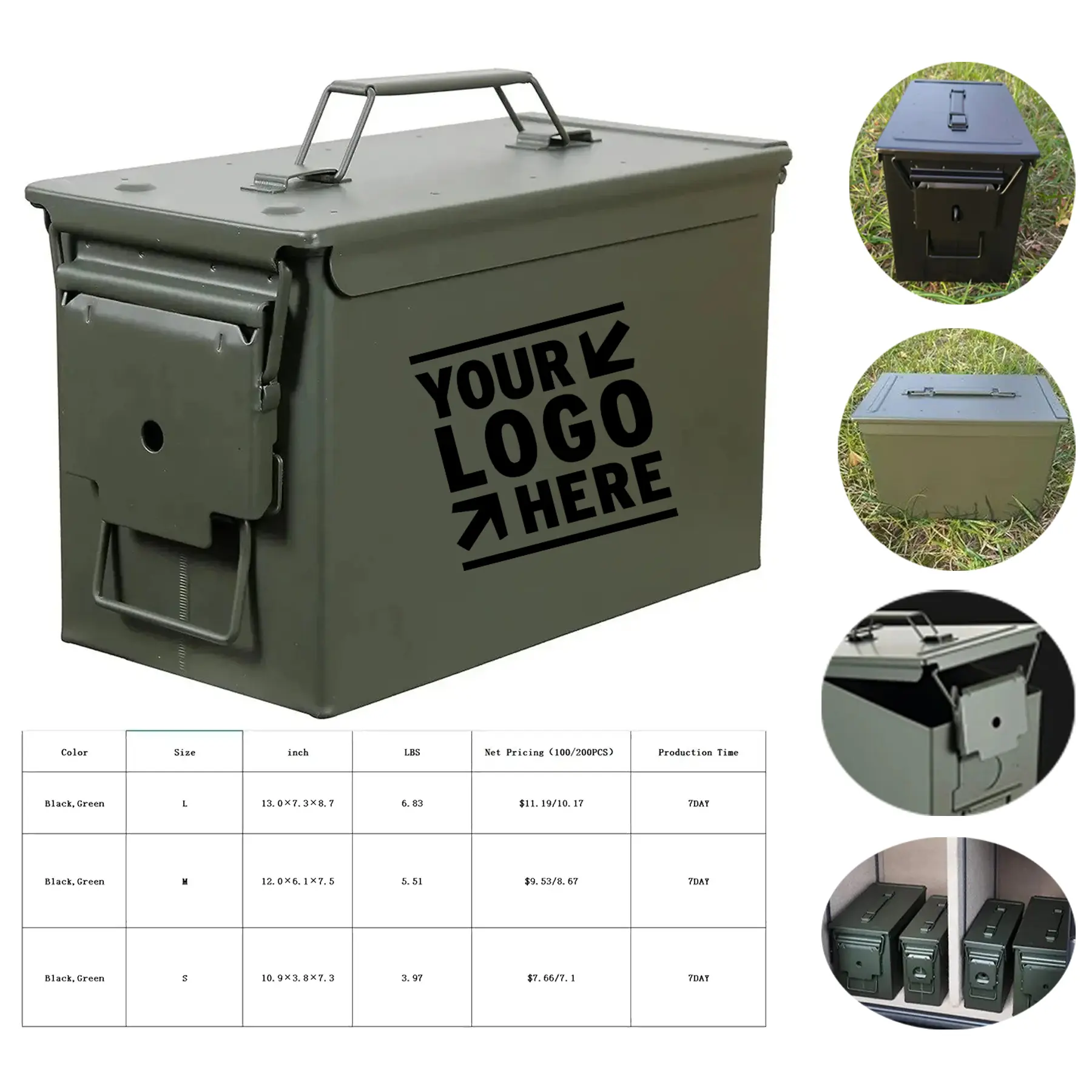Steel Ammunition Storage Container 2