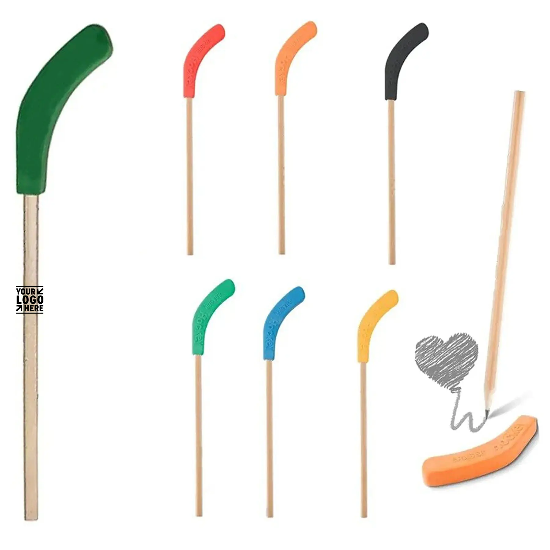 Sporty Eraser Pencil 2