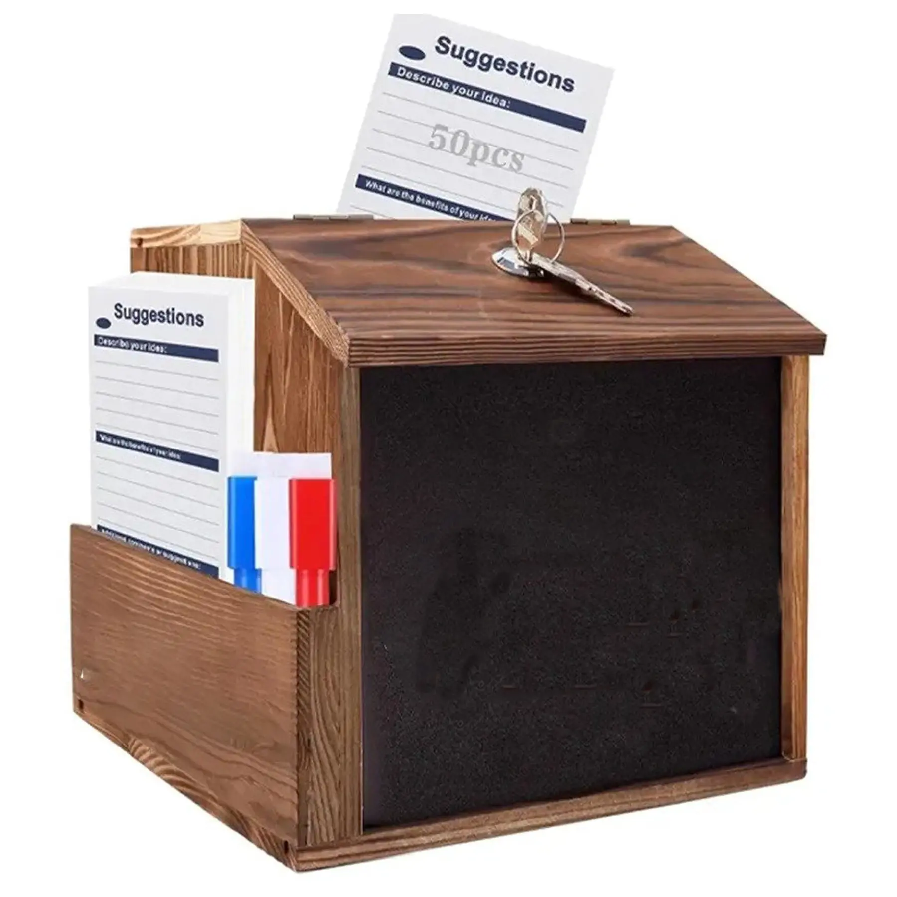 Natural Wood Communication Box