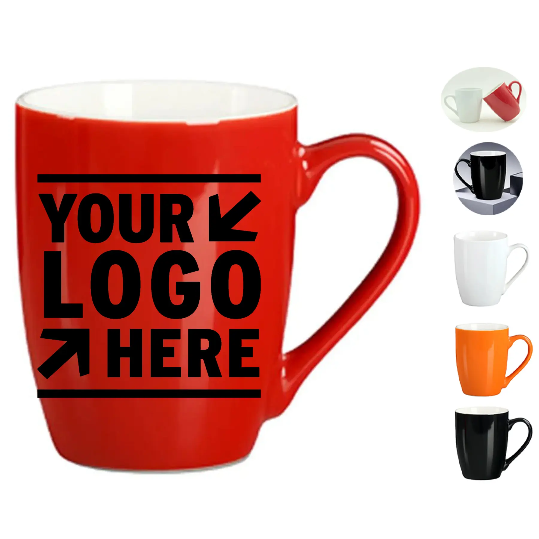 Premium Drum-Shaped Ceramic Mug 2