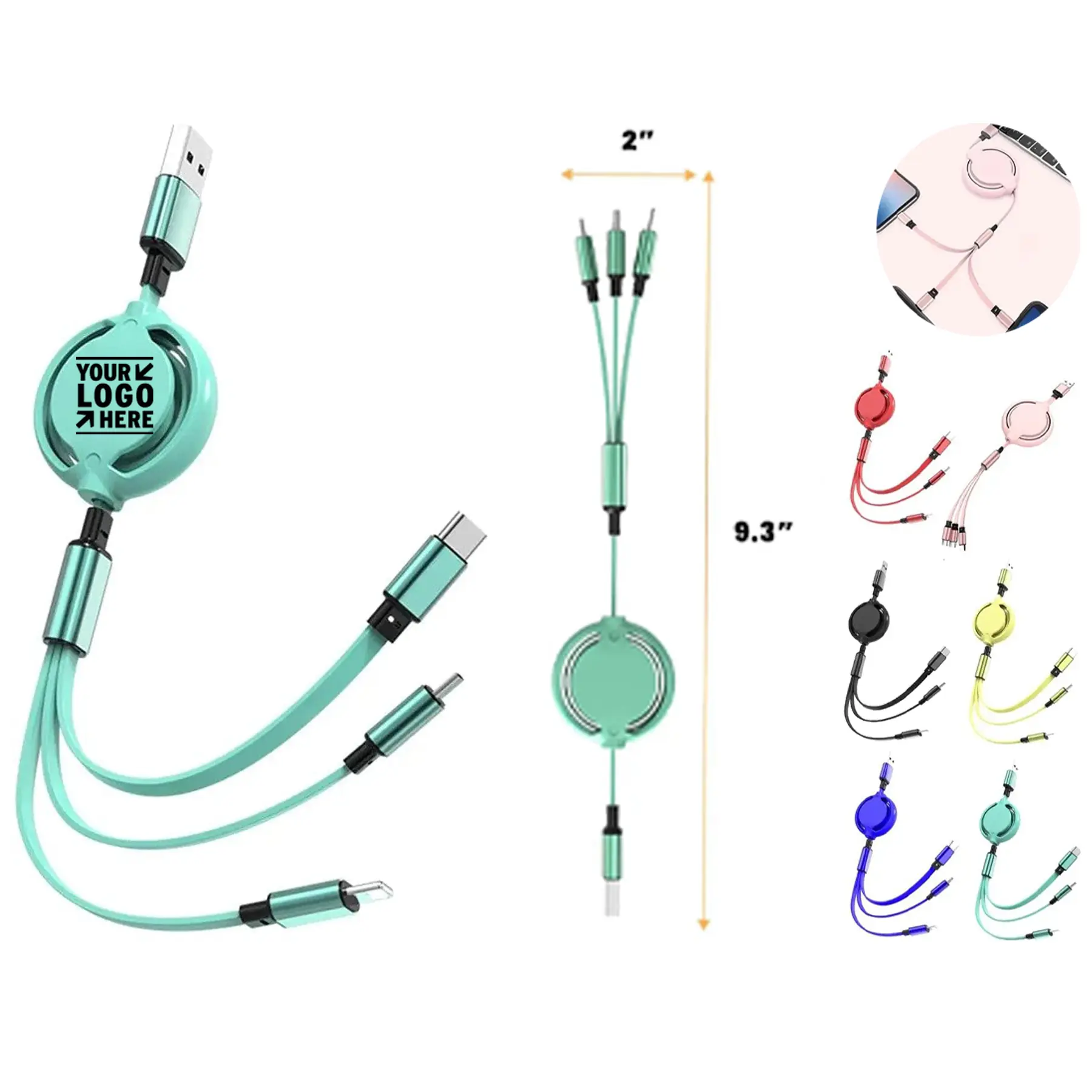 Compact Multi-Device Charging Cord 2
