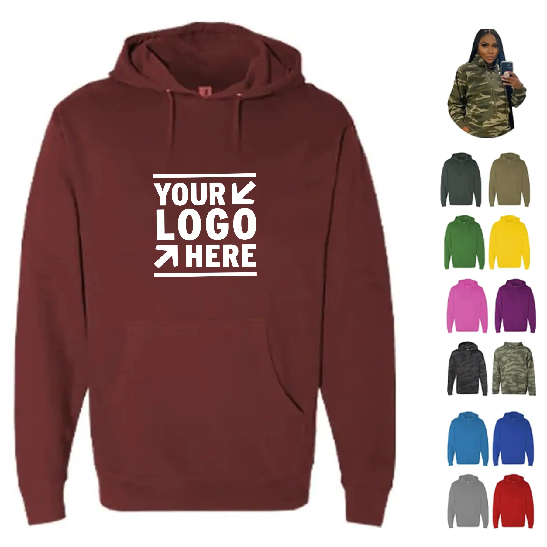 Classic Unisex Hooded Sweatshirt 2