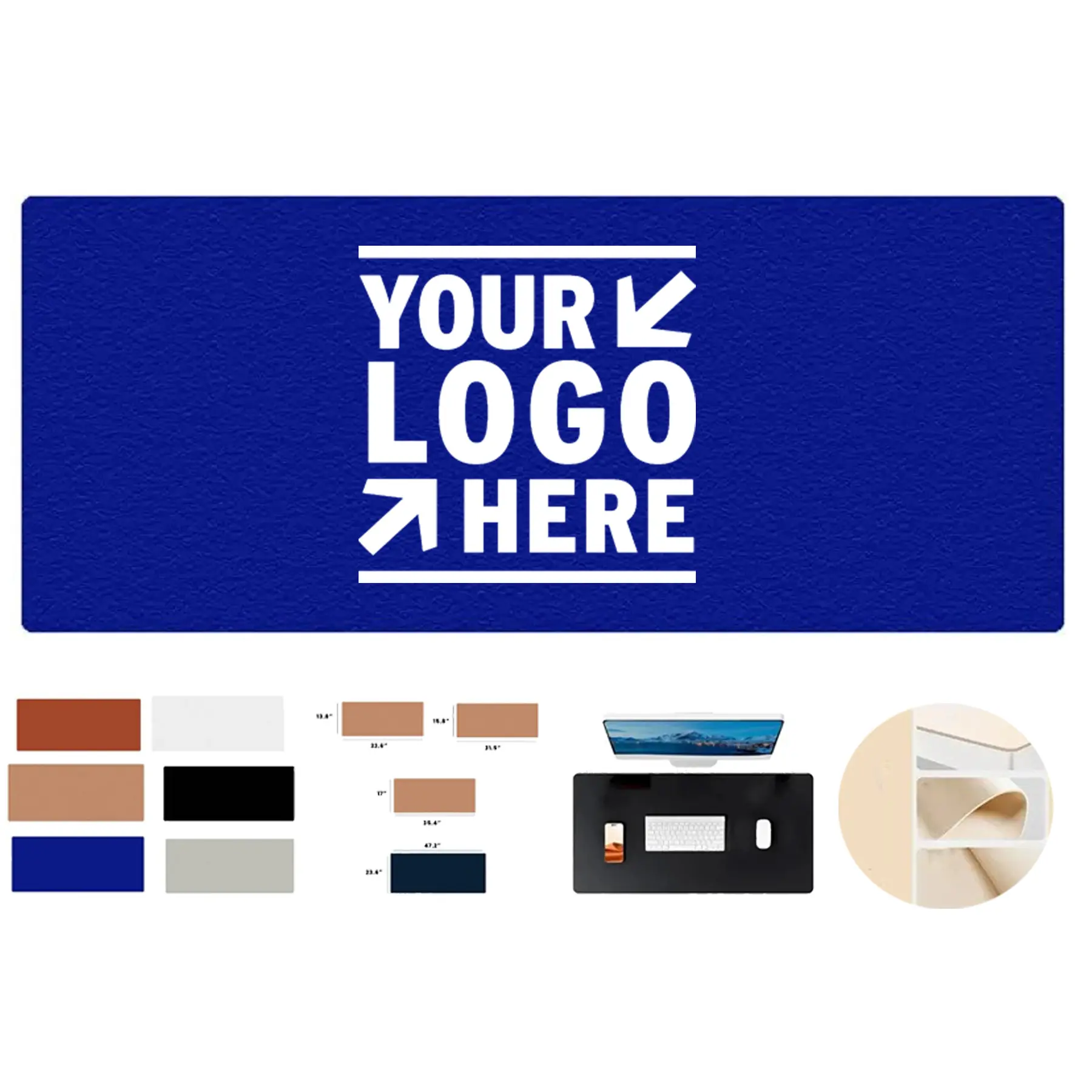 Premium Leather Desk Mat 2