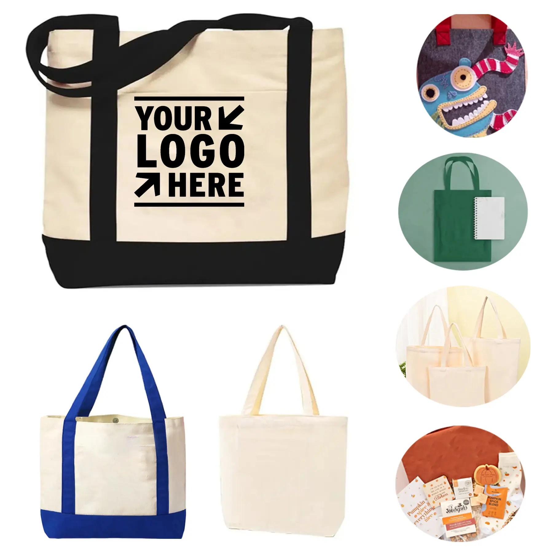 Customizable Promotional Canvas Tote Bag 2