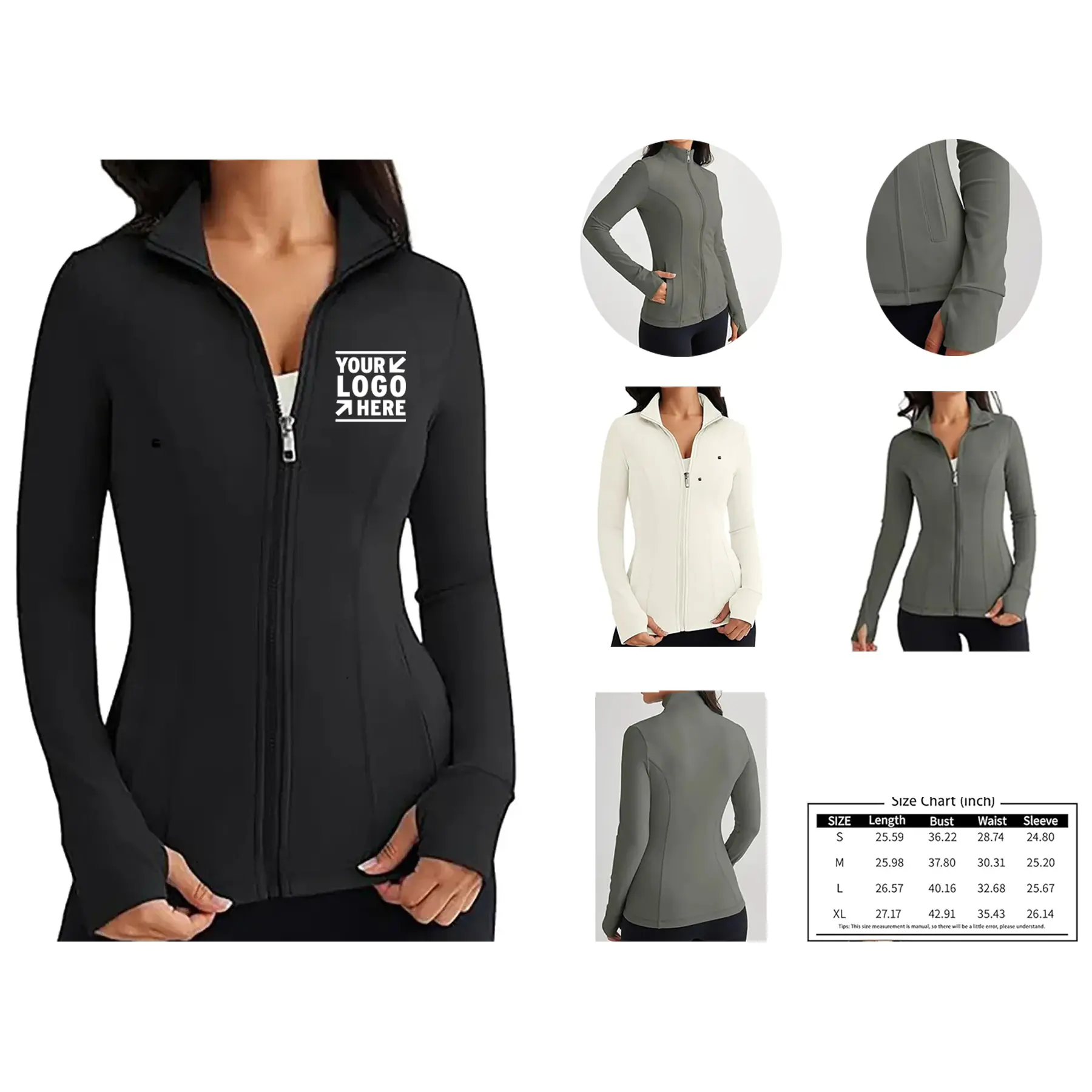Women's Lightweight Zippered Outerwear 2