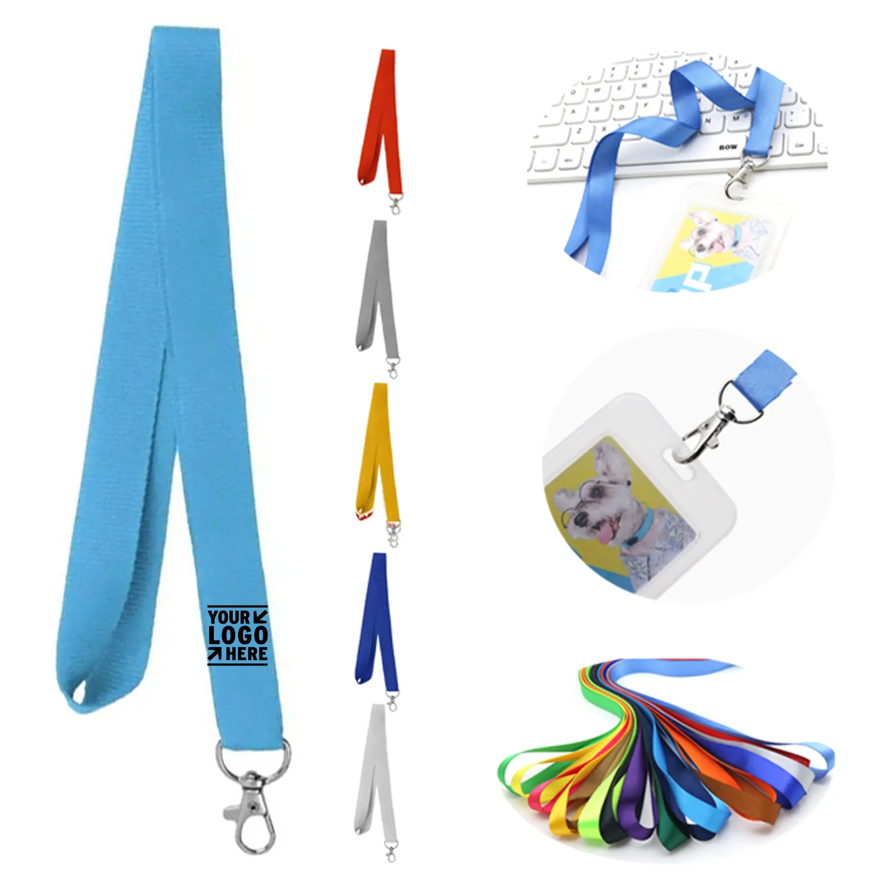 Quick-Delivery Flat Polyester Lanyard 2