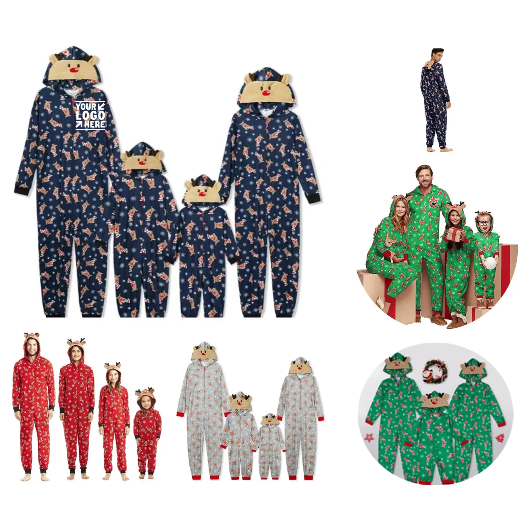 Festive Holiday Sleepwear Set 2