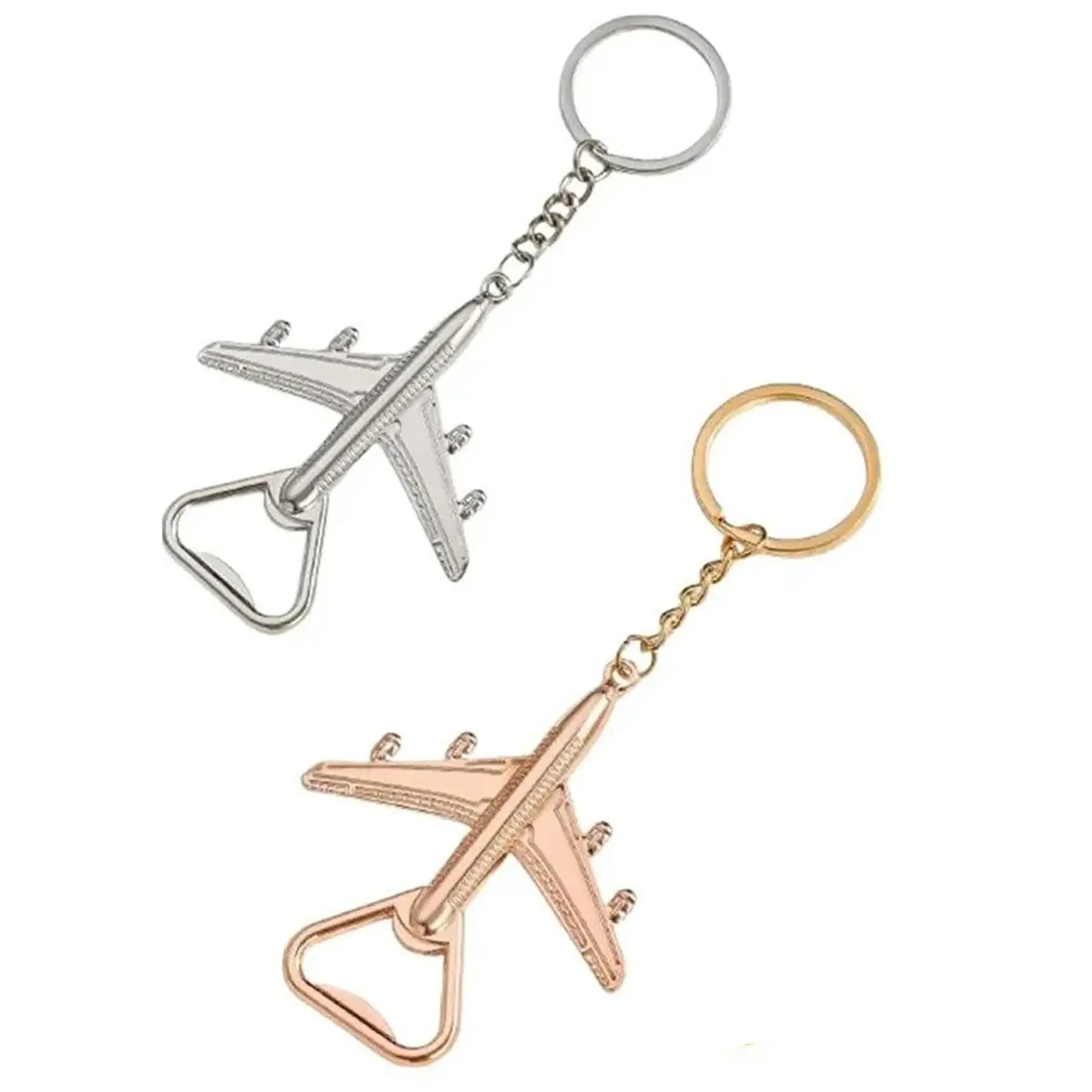 Aviation Style Bottle Opener Keychain