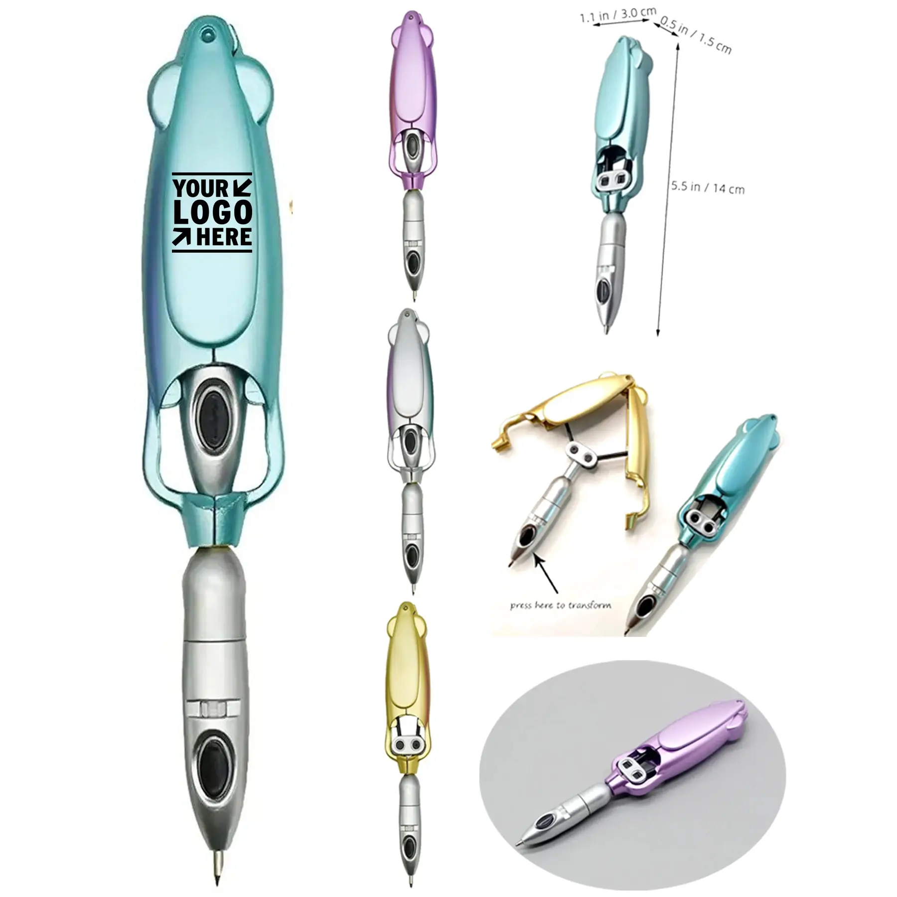 Whimsical Frog Design Pen 2
