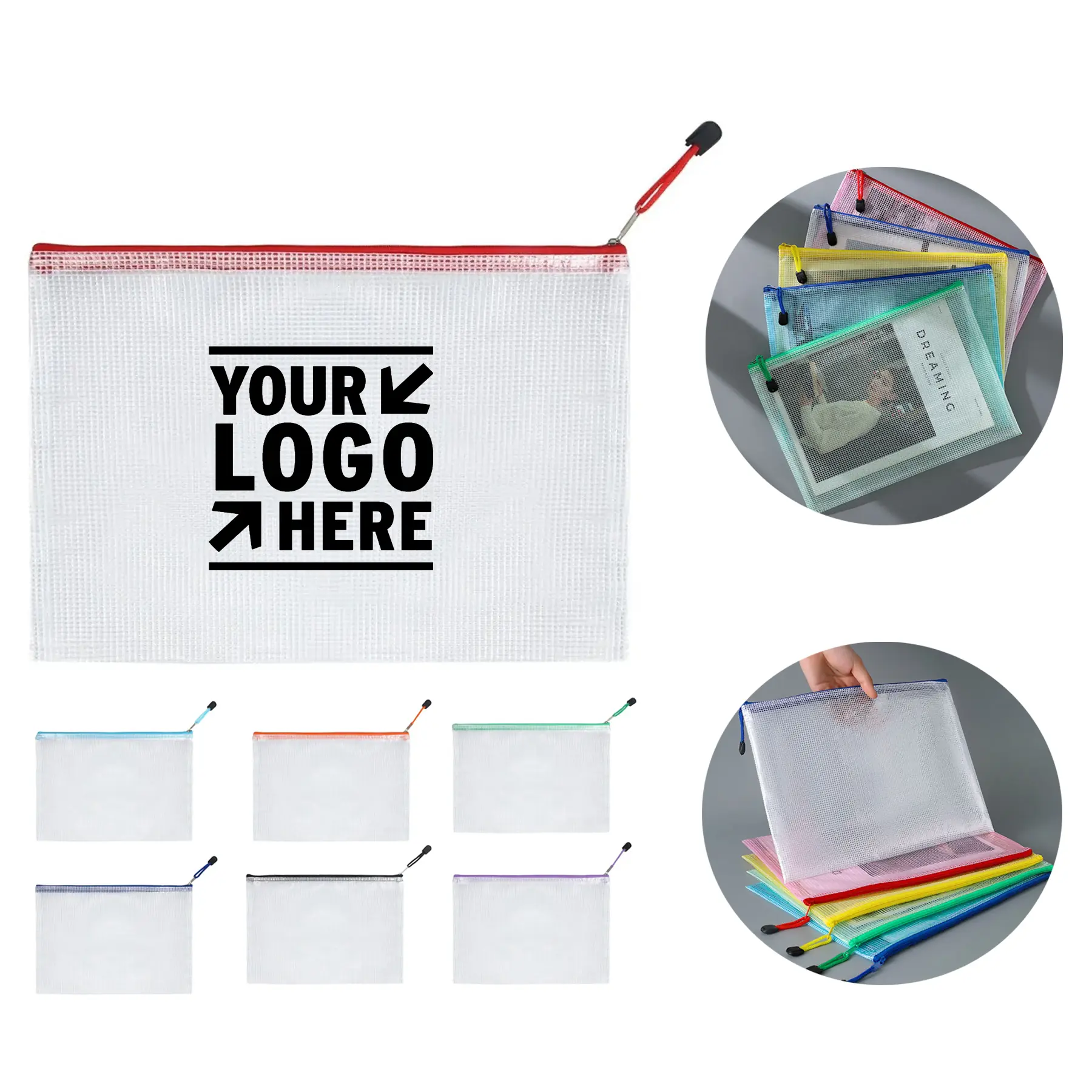 Transparent Mesh Storage Pouch 2