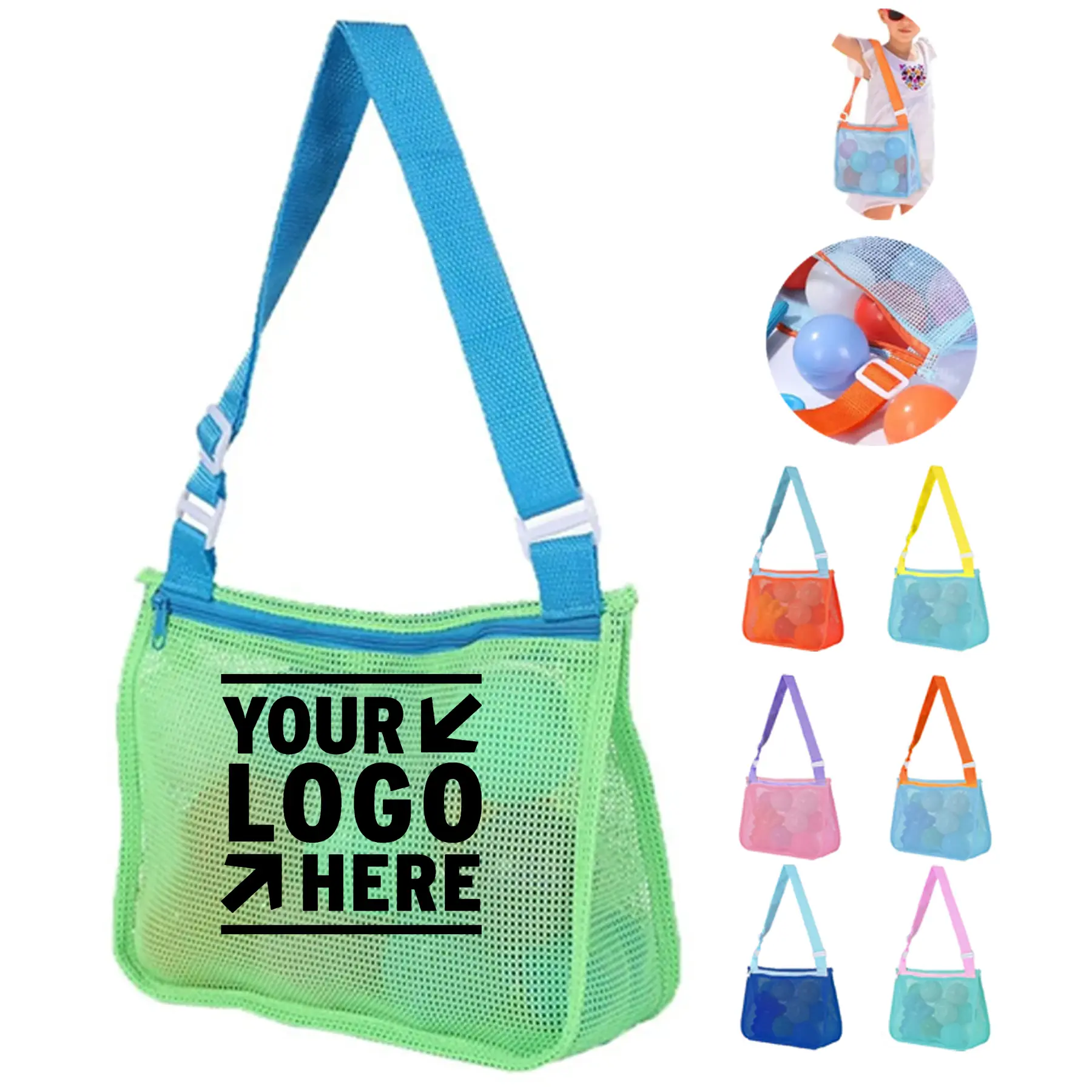 Mesh Beach Tote 2