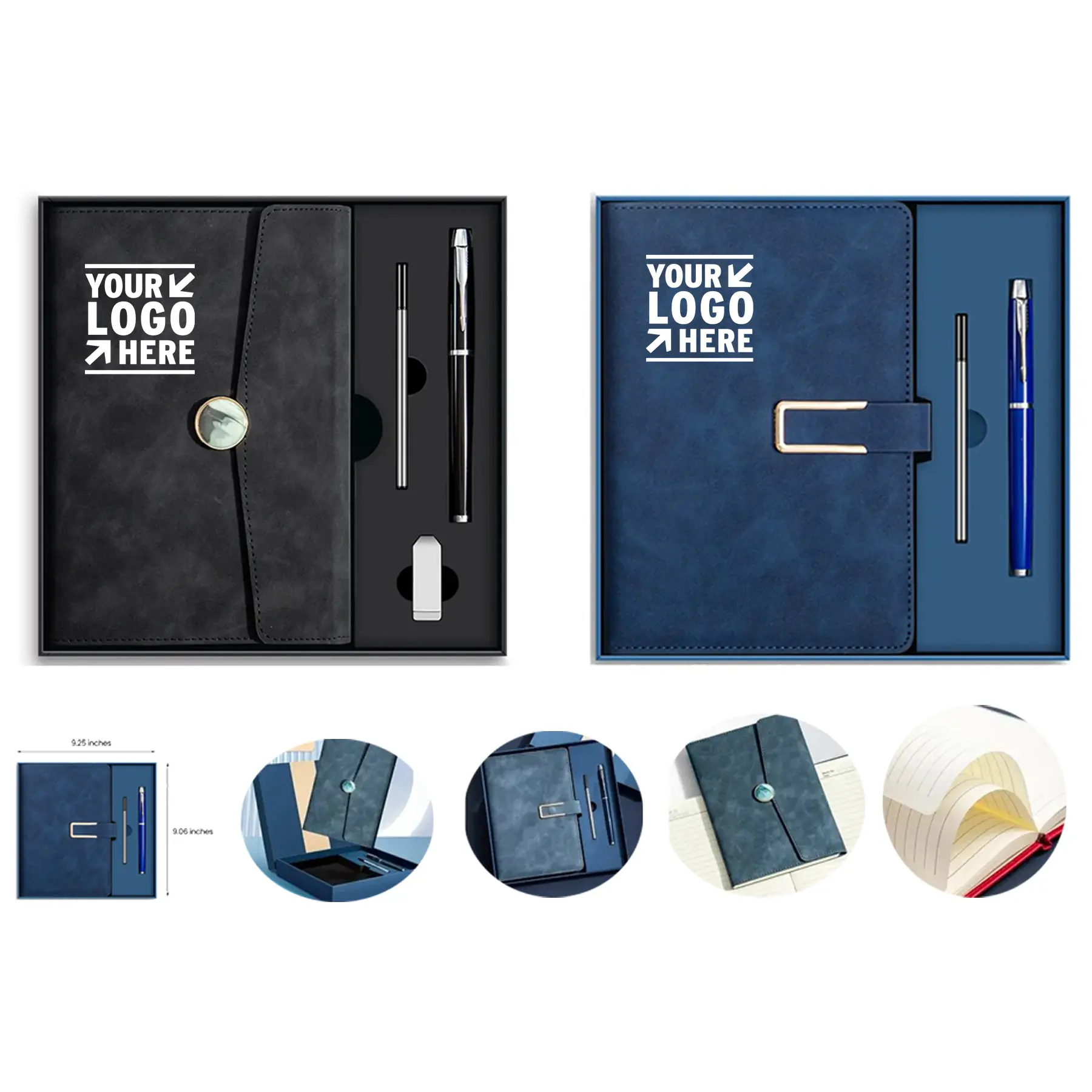 Elegant Leather Writing Portfolio 2