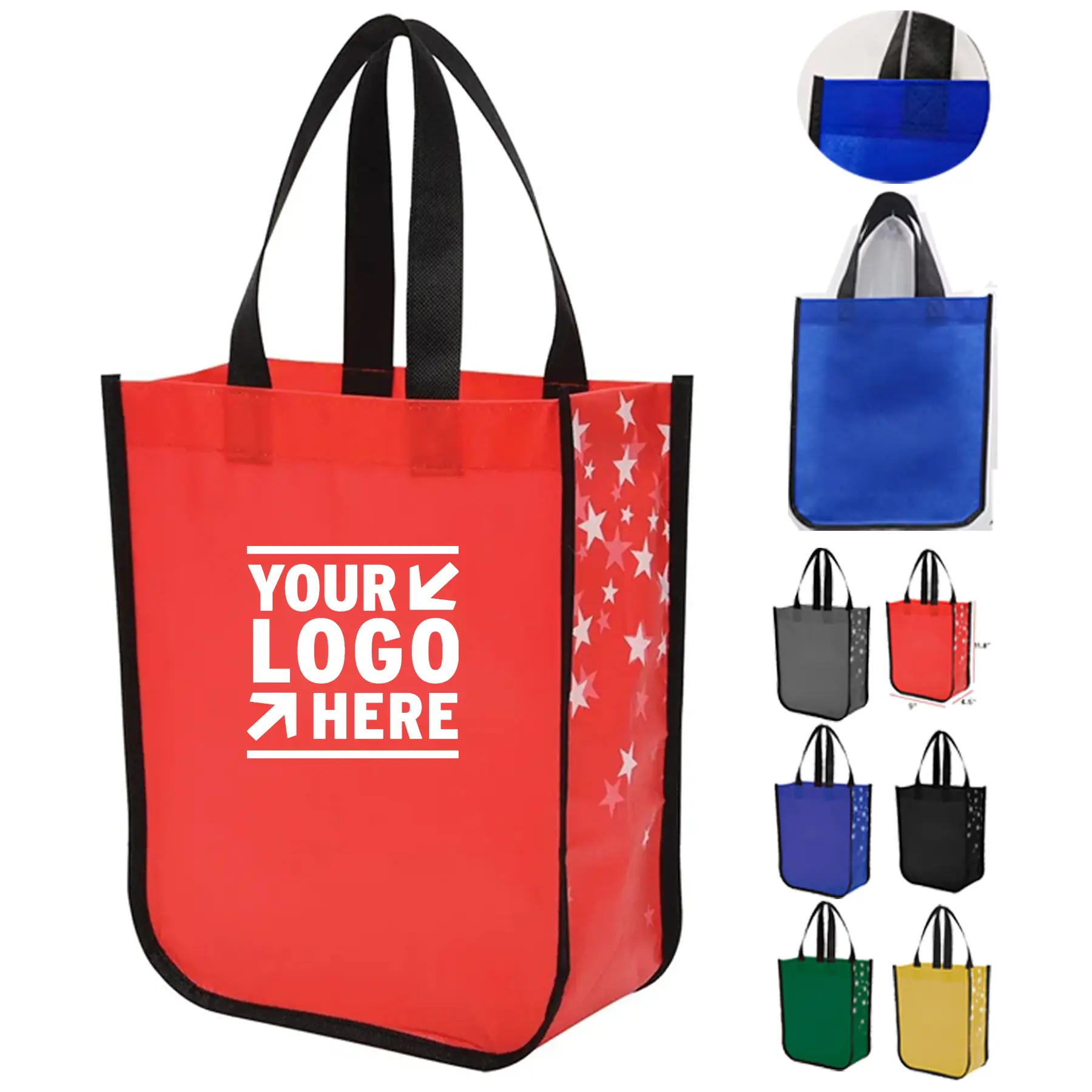 Custom Laminated Reusable Tote 2