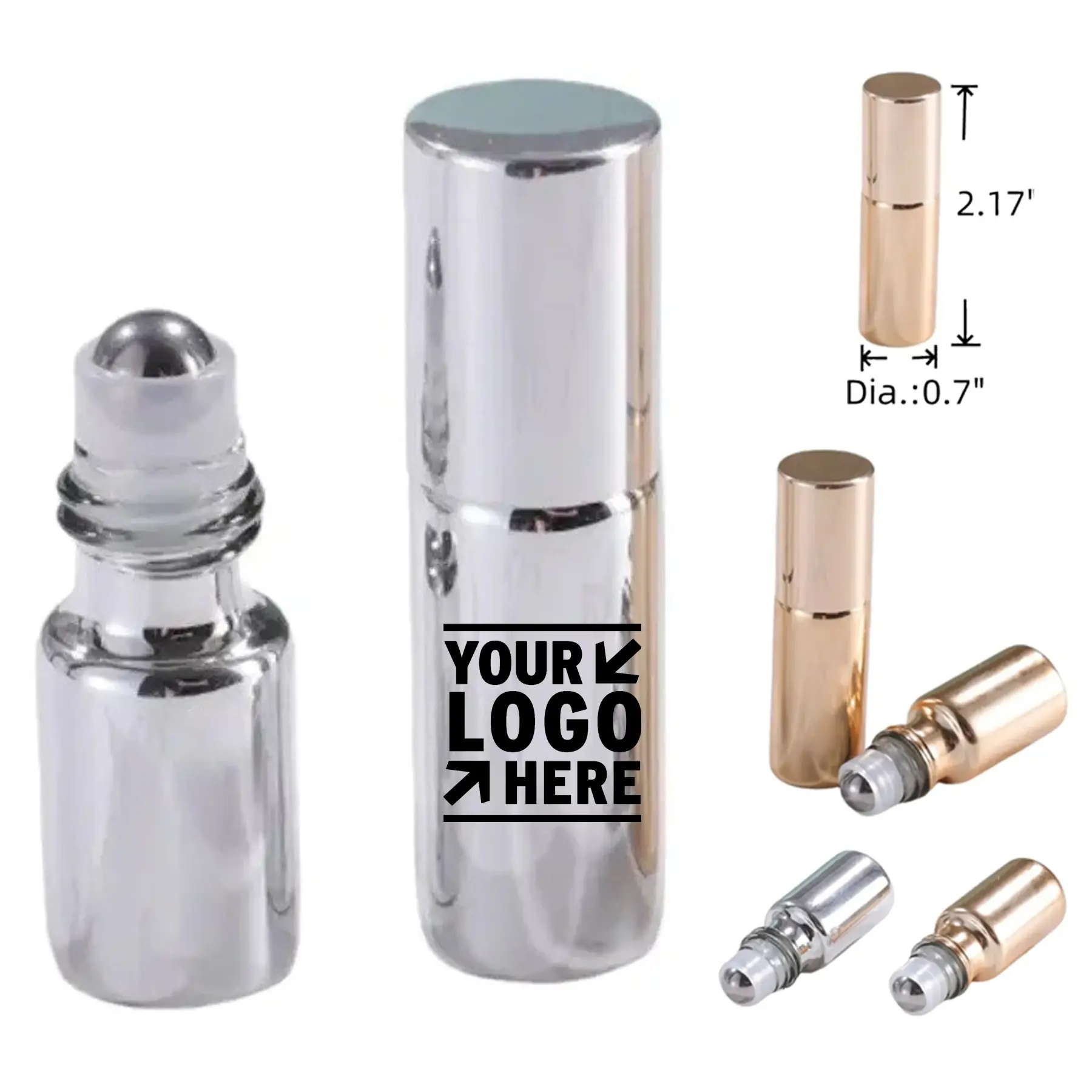 Compact Rolling Ball Glass Container 2