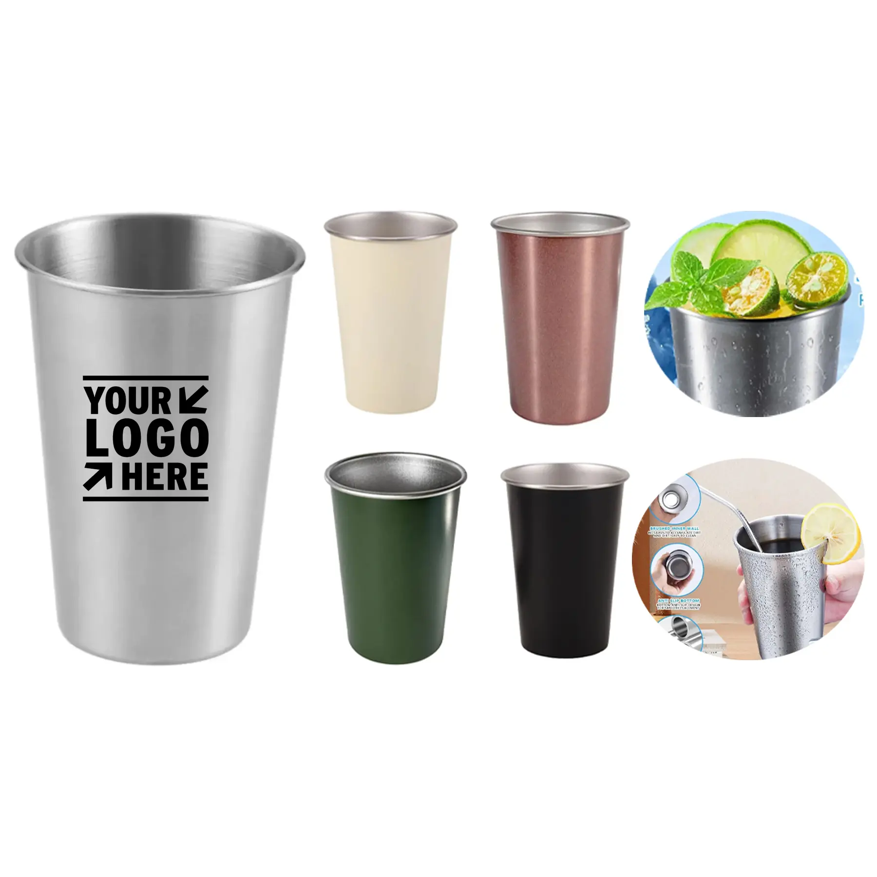 Premium Steel Drinking Mug 2