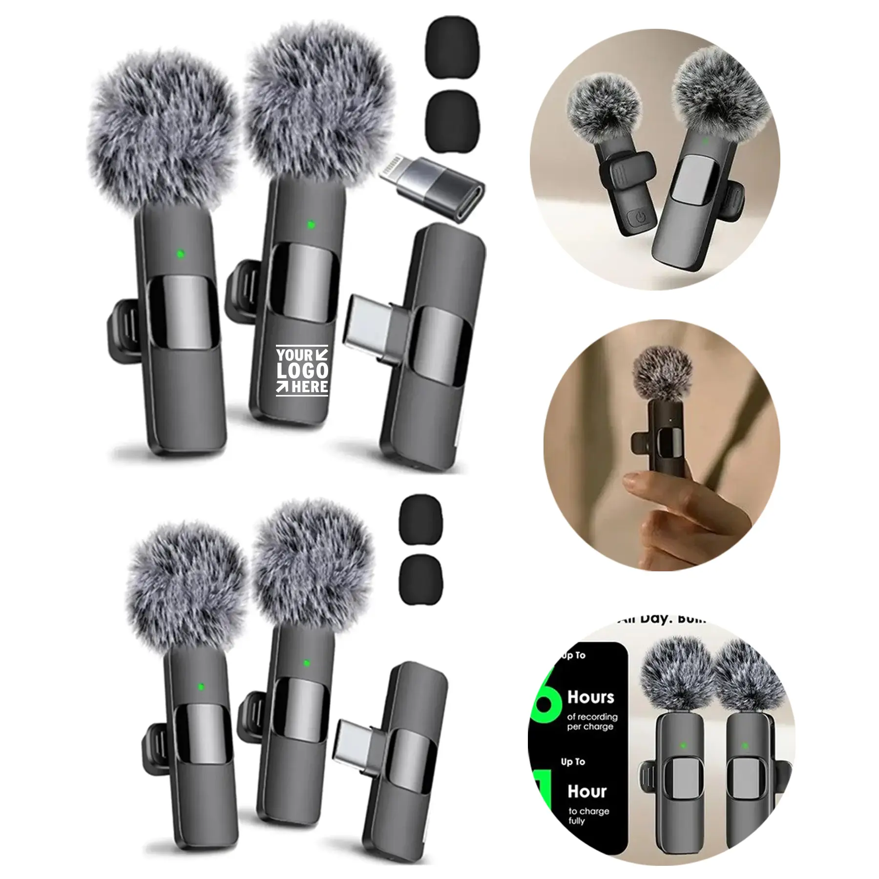 Portable Clip-On Wireless Mic 2
