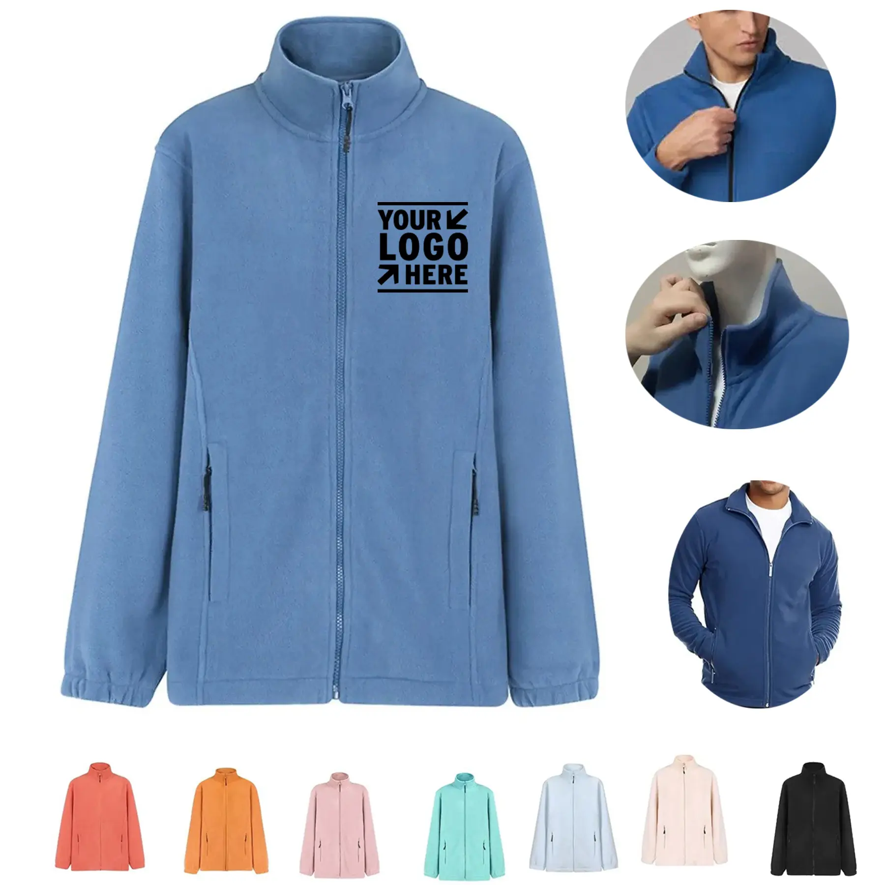 Seasonal Zip-Up Fleece Outerwear 2