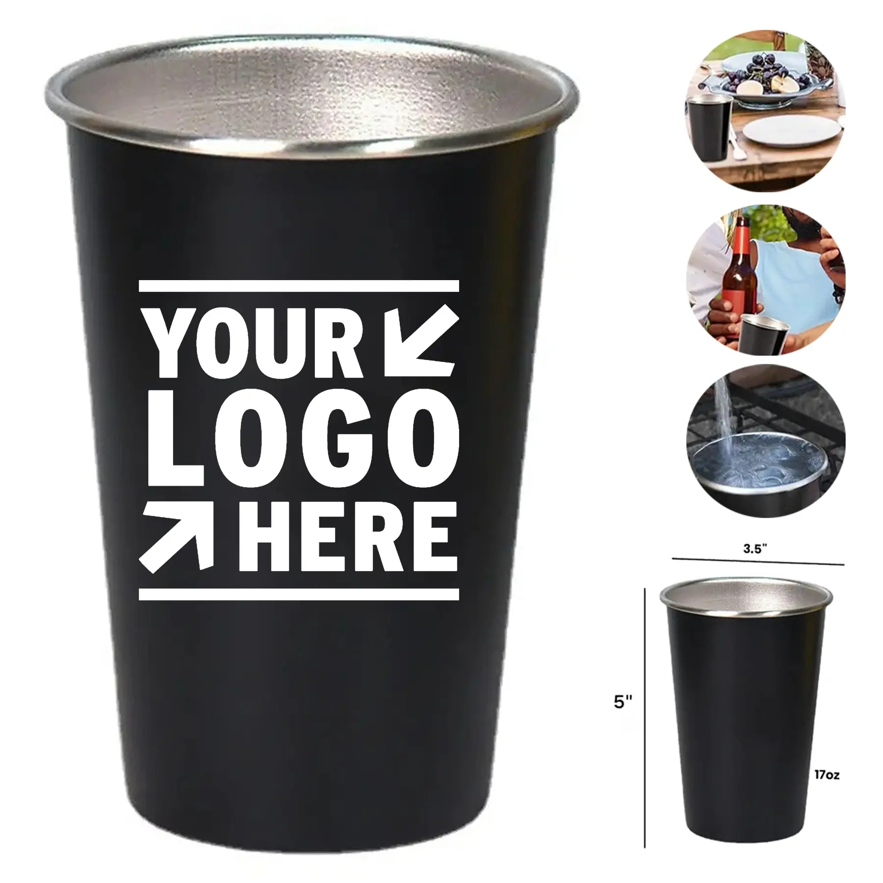 Soccer Fan Stainless Steel Beverage Mug 2
