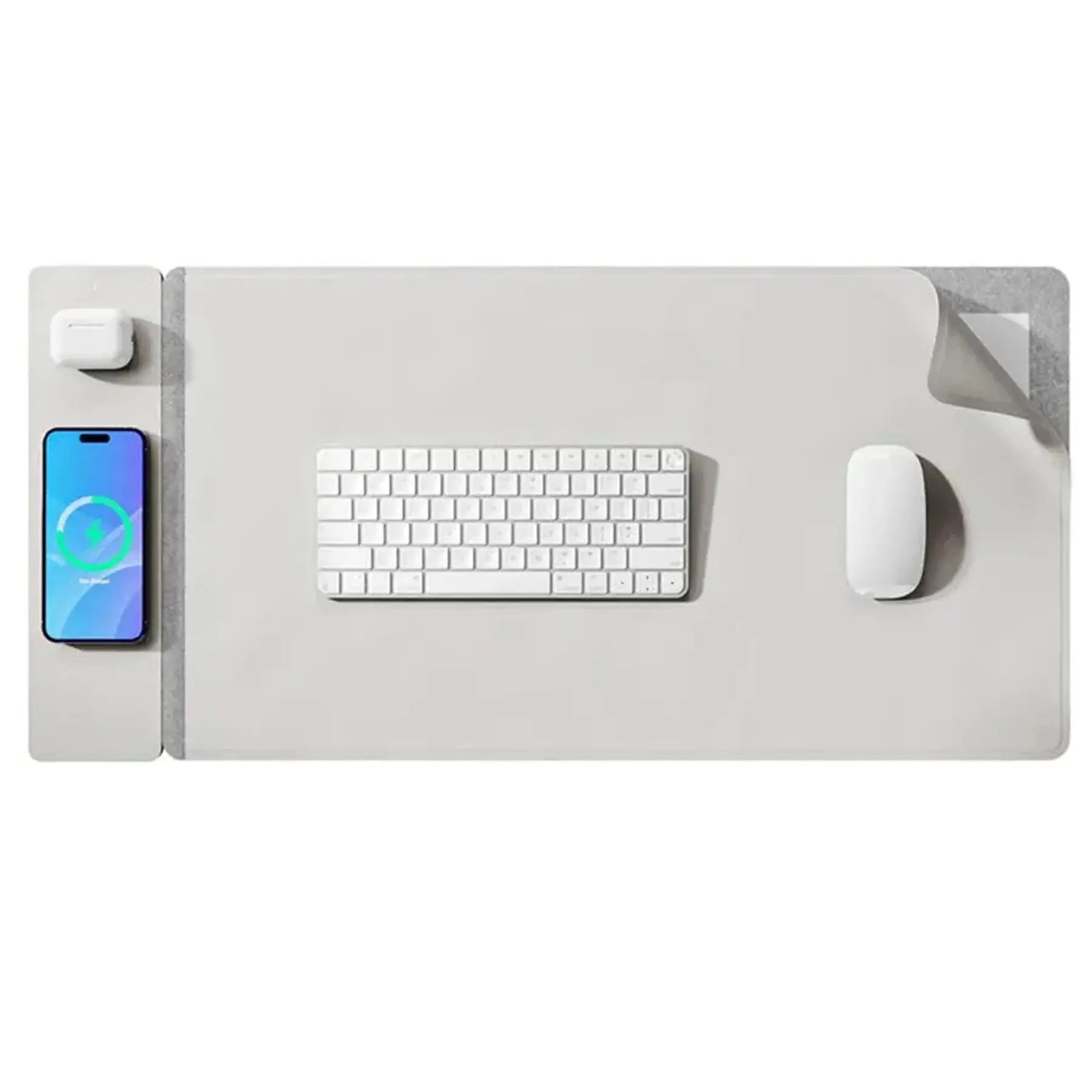 Versatile Wireless Charging Desk Mat