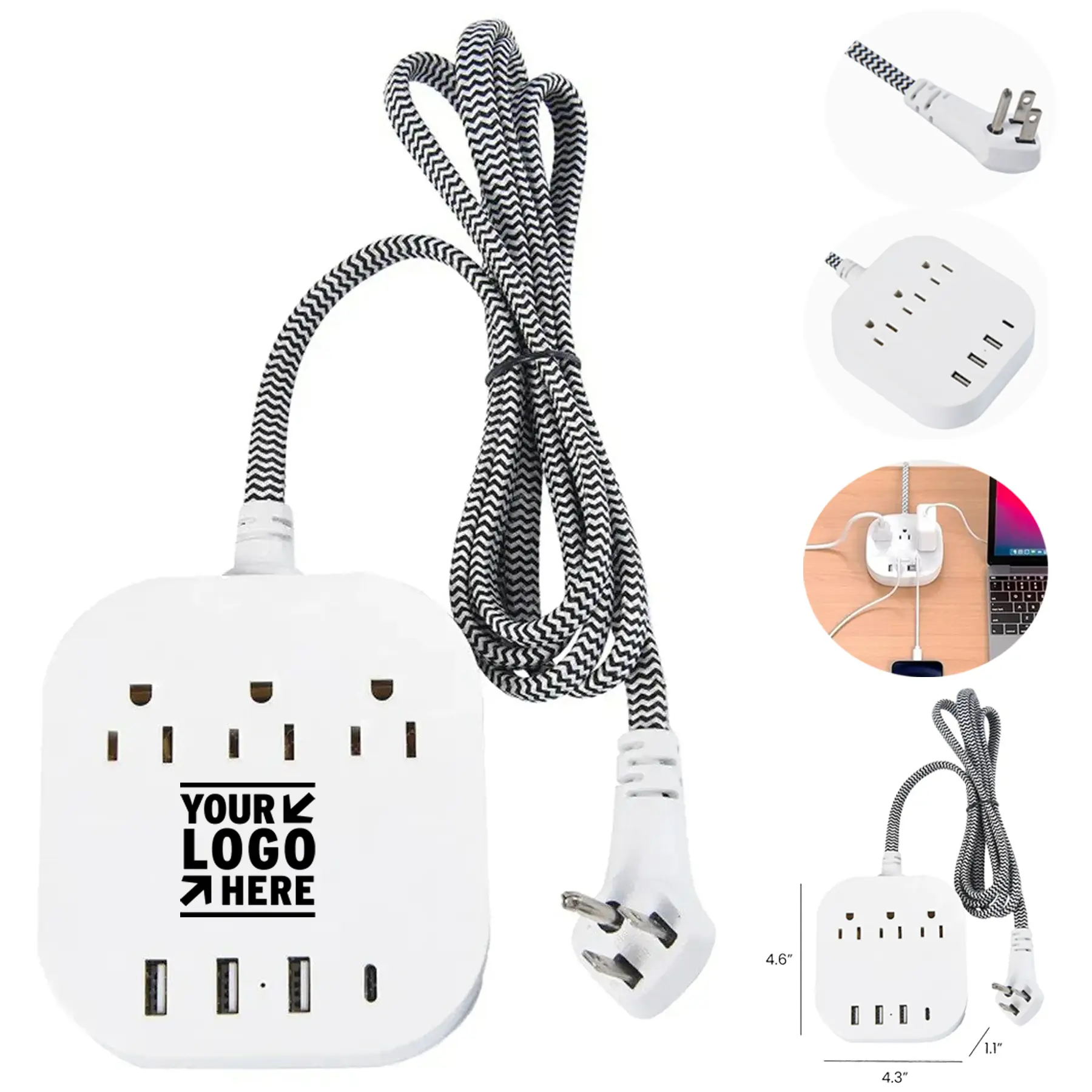 Compact Multi-Outlet Power Hub 2