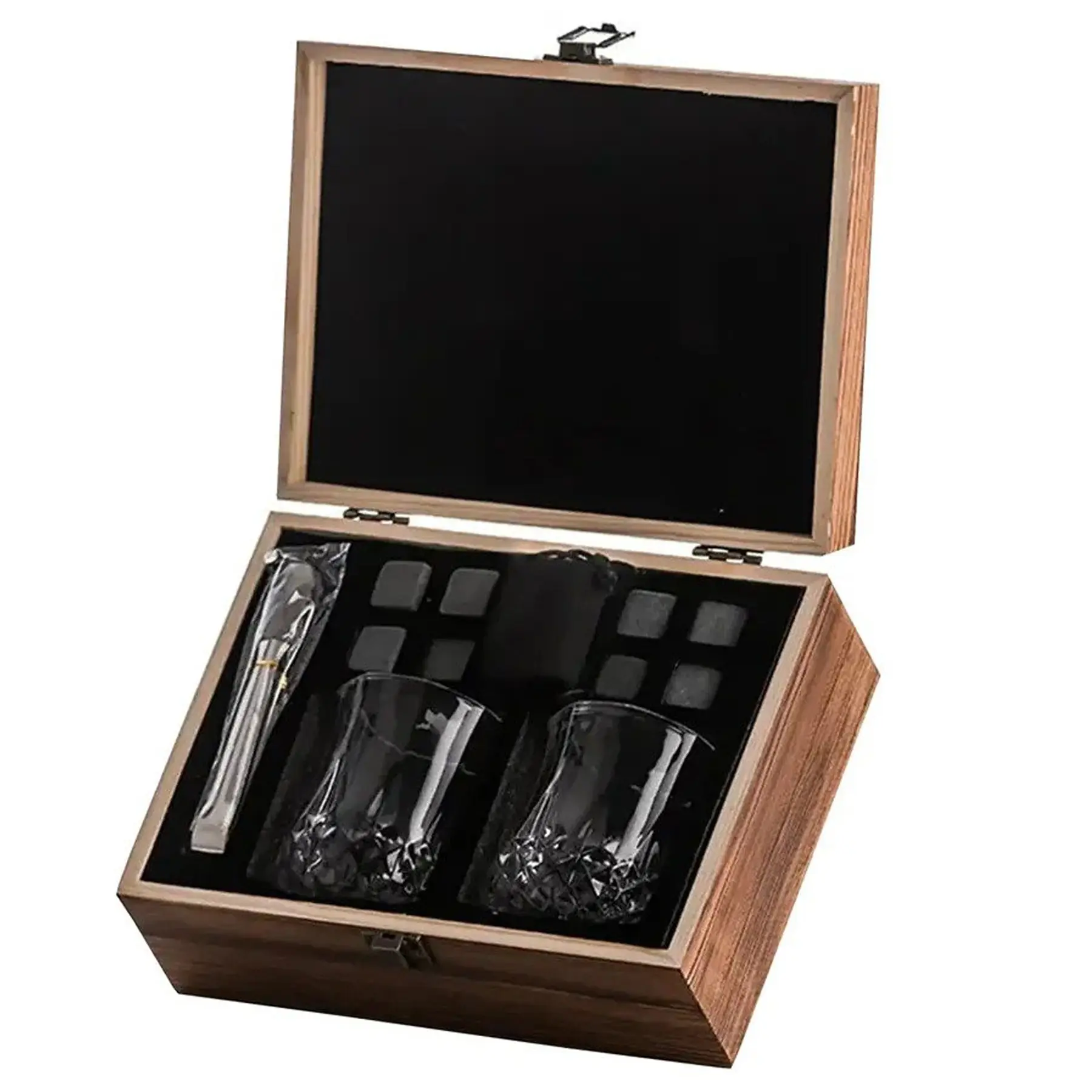 Premium Whiskey Glass with Reusable Chilling Stones