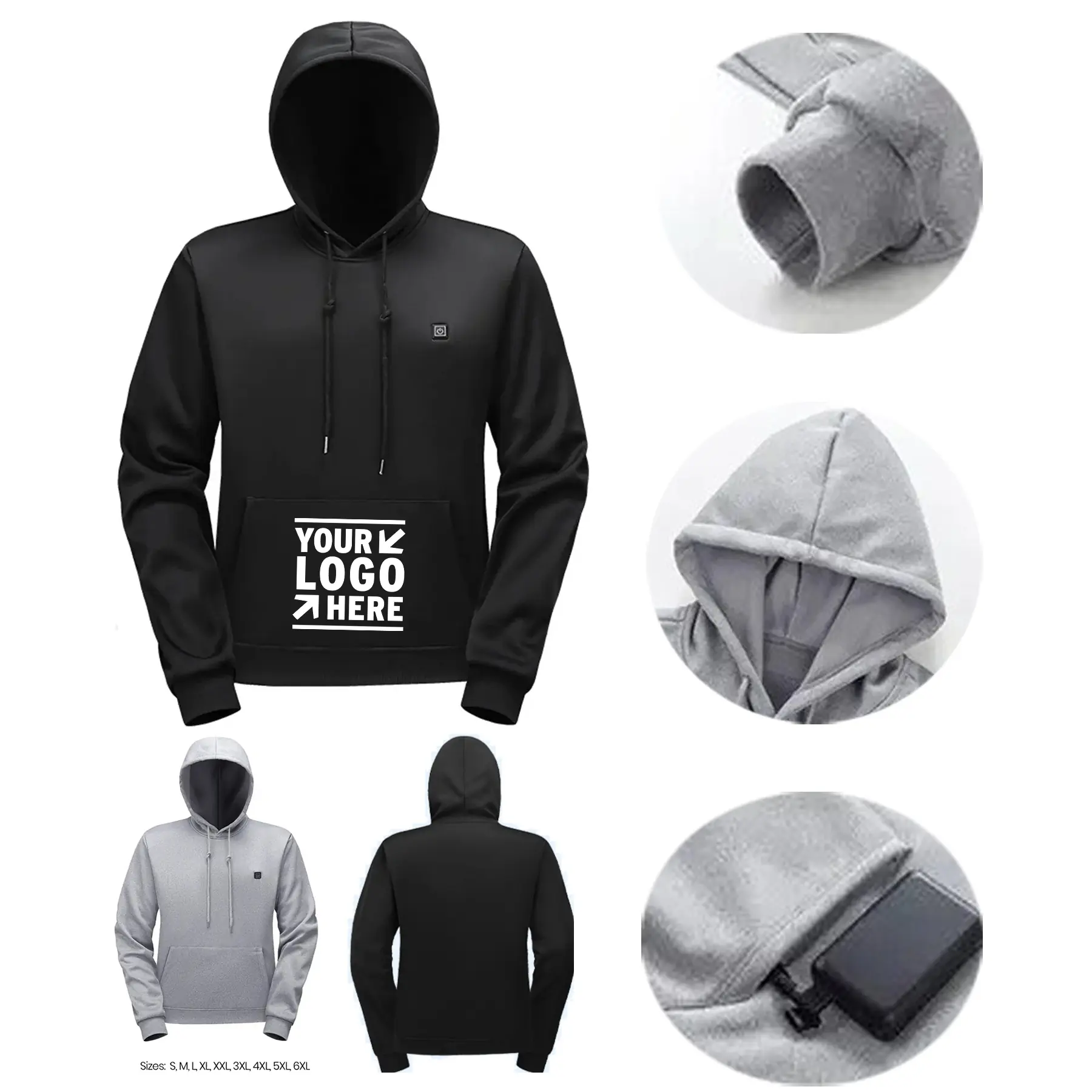 CozyWarm Smart Heated Hoodie 2