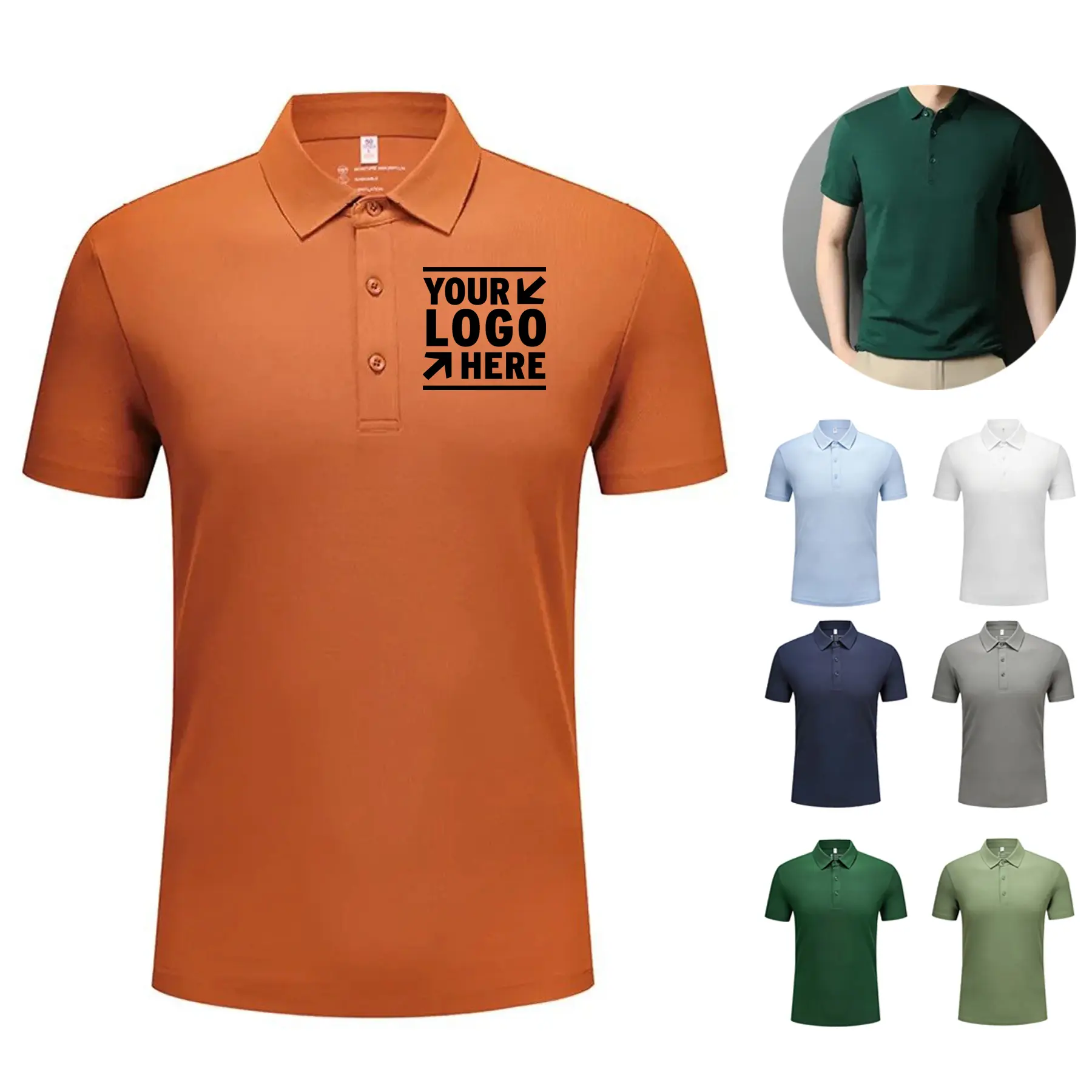 Personalized Short Sleeve Polo Shirt 2