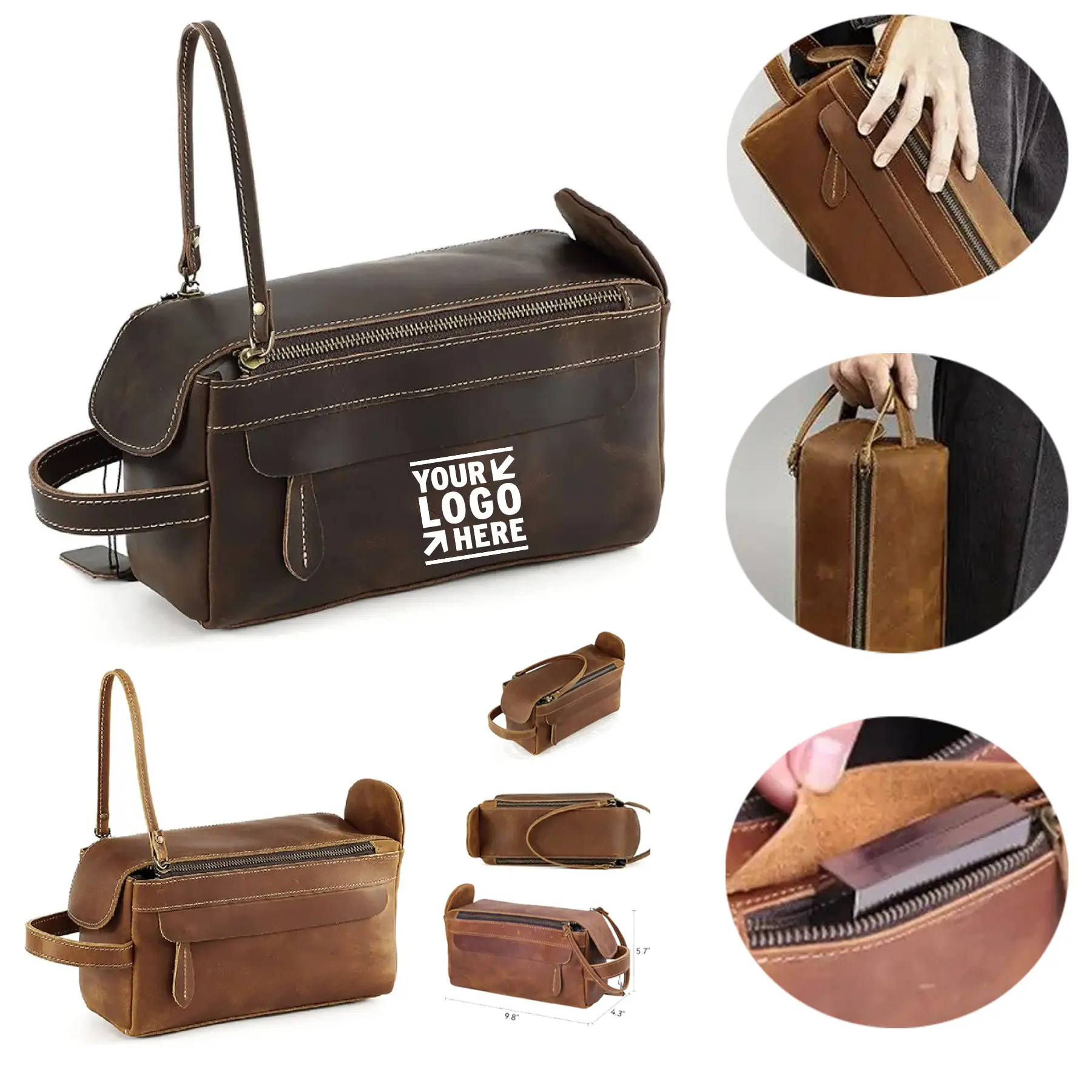 Premium Leather Travel Organizer 2