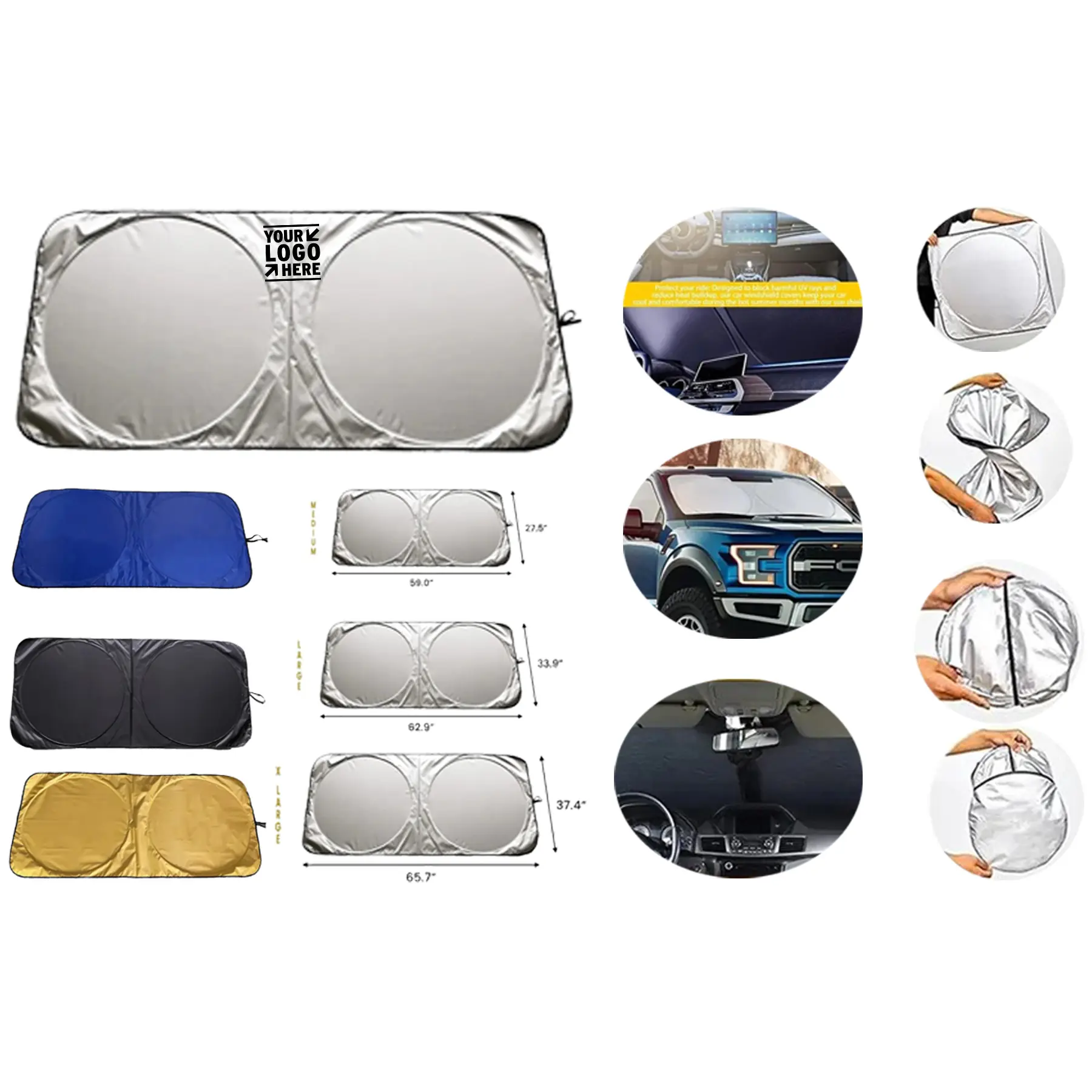 Portable Car Window Sun Shield 2
