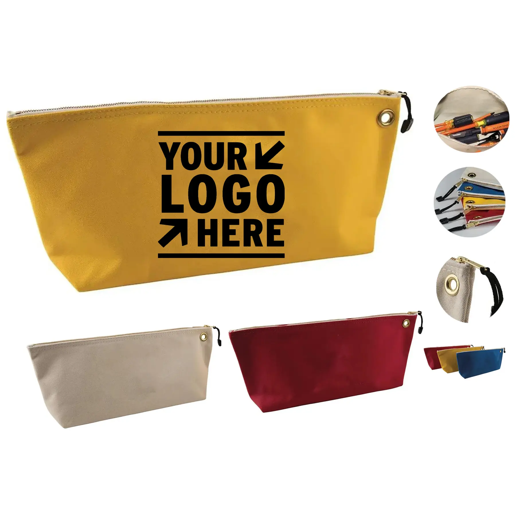 Durable Canvas Utility Pouch 2