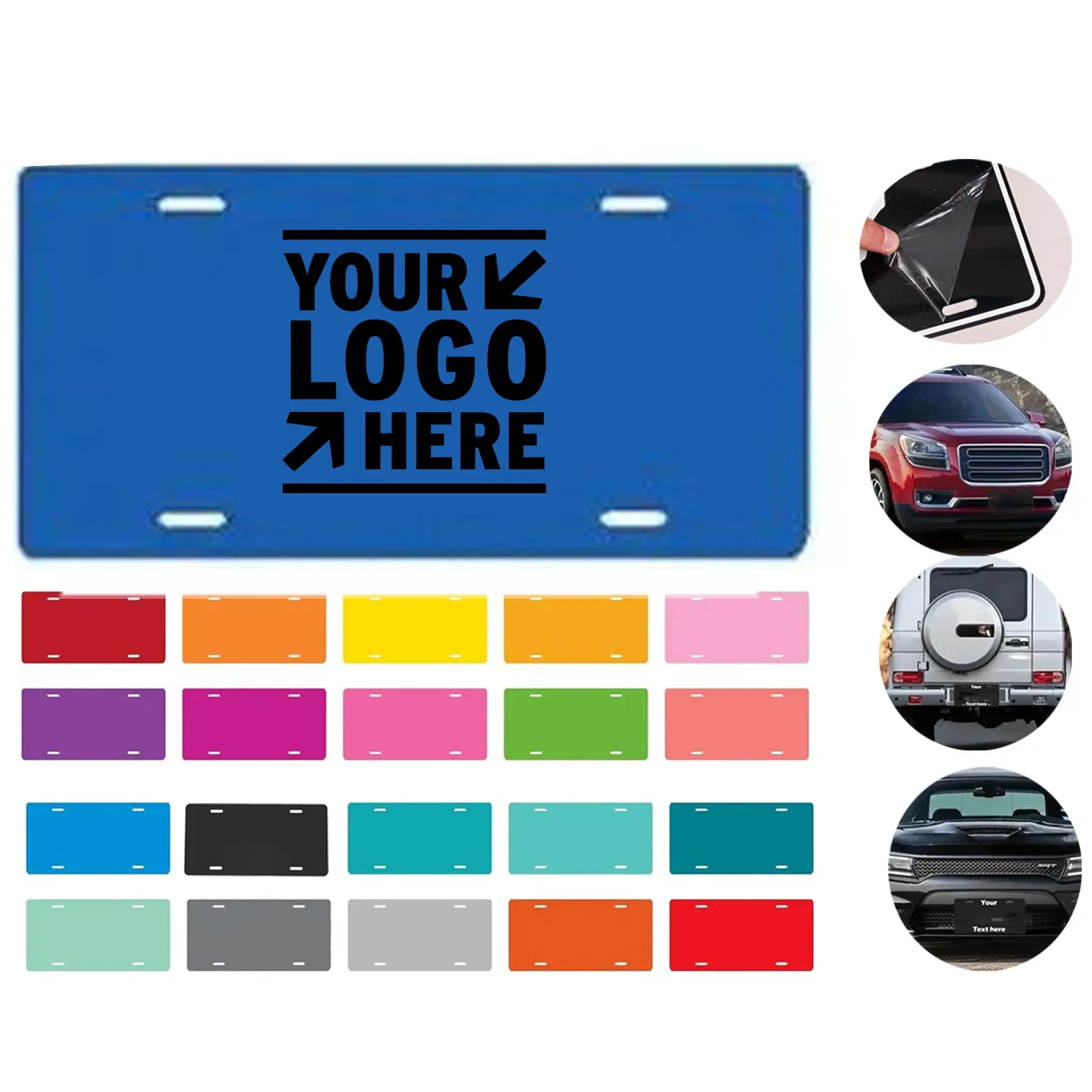 Personalized Aluminum Vehicle Plate 2