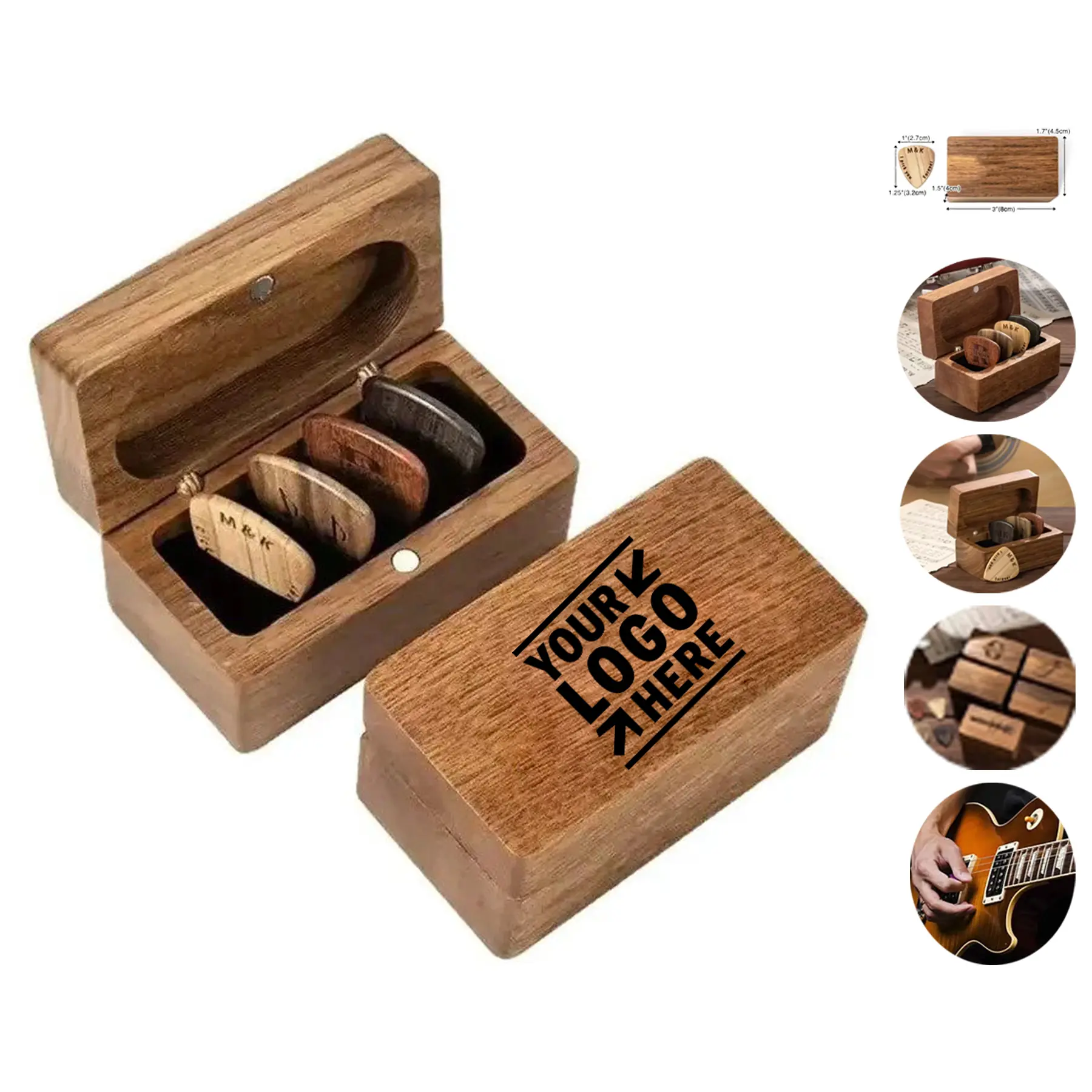 Artisan Wooden Plectrum Collection 2