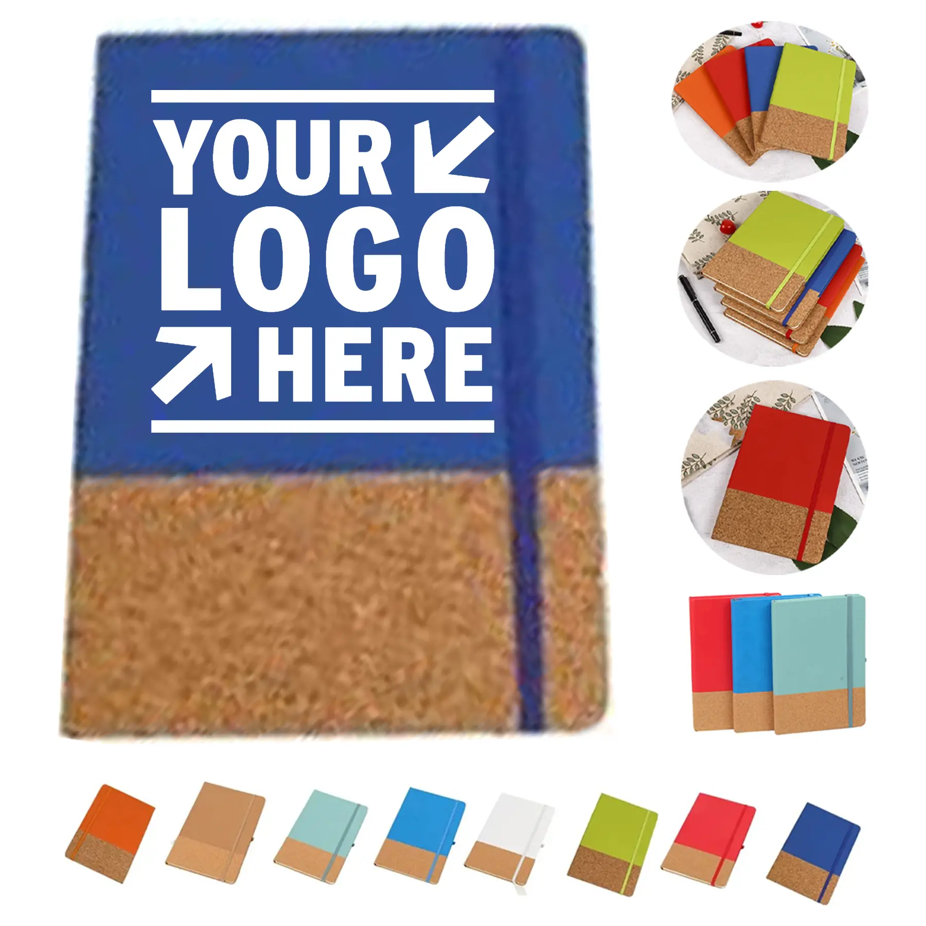 Personalized Sustainable A5 Journal with Colorful Branding 2