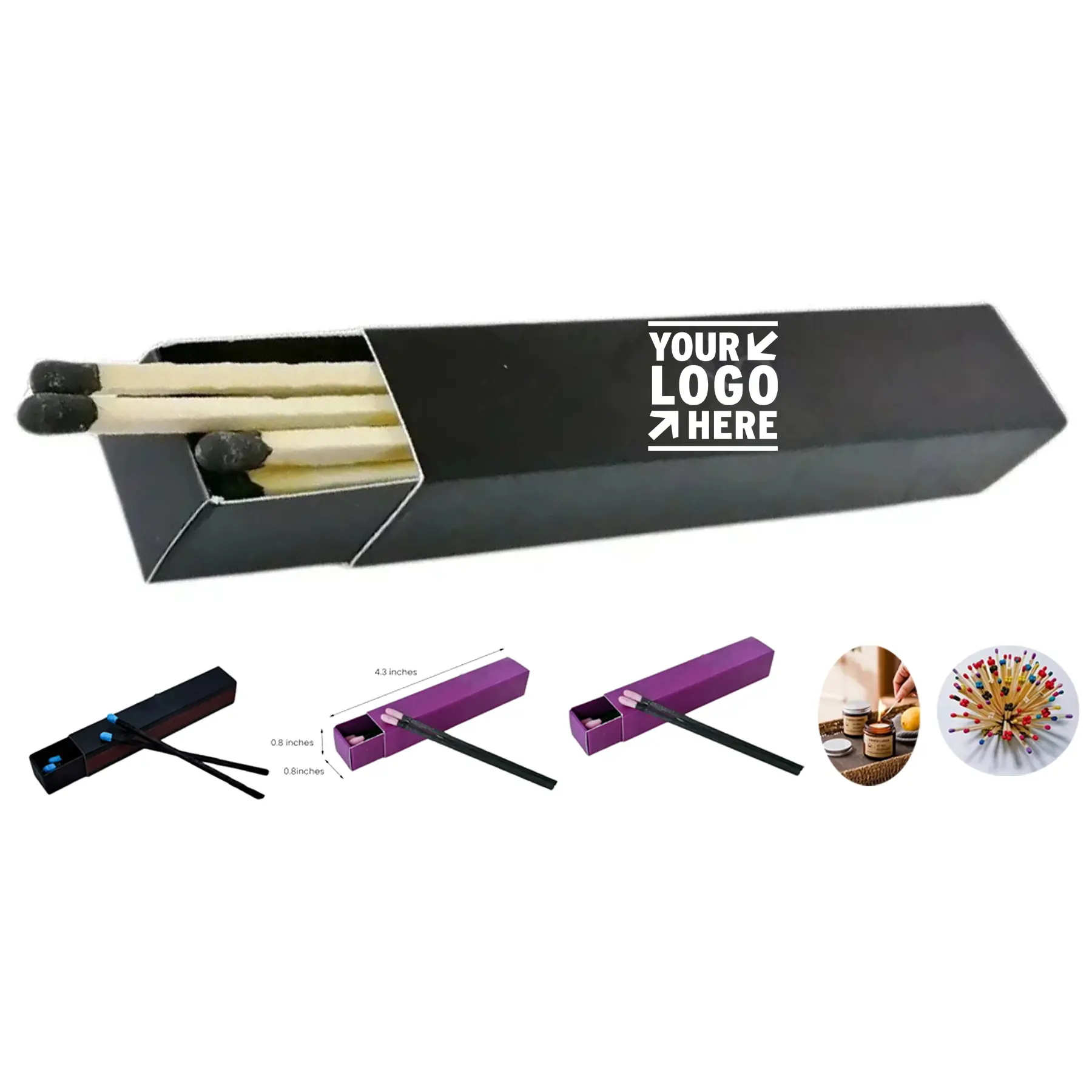 Custom Scented Wooden Matches 2