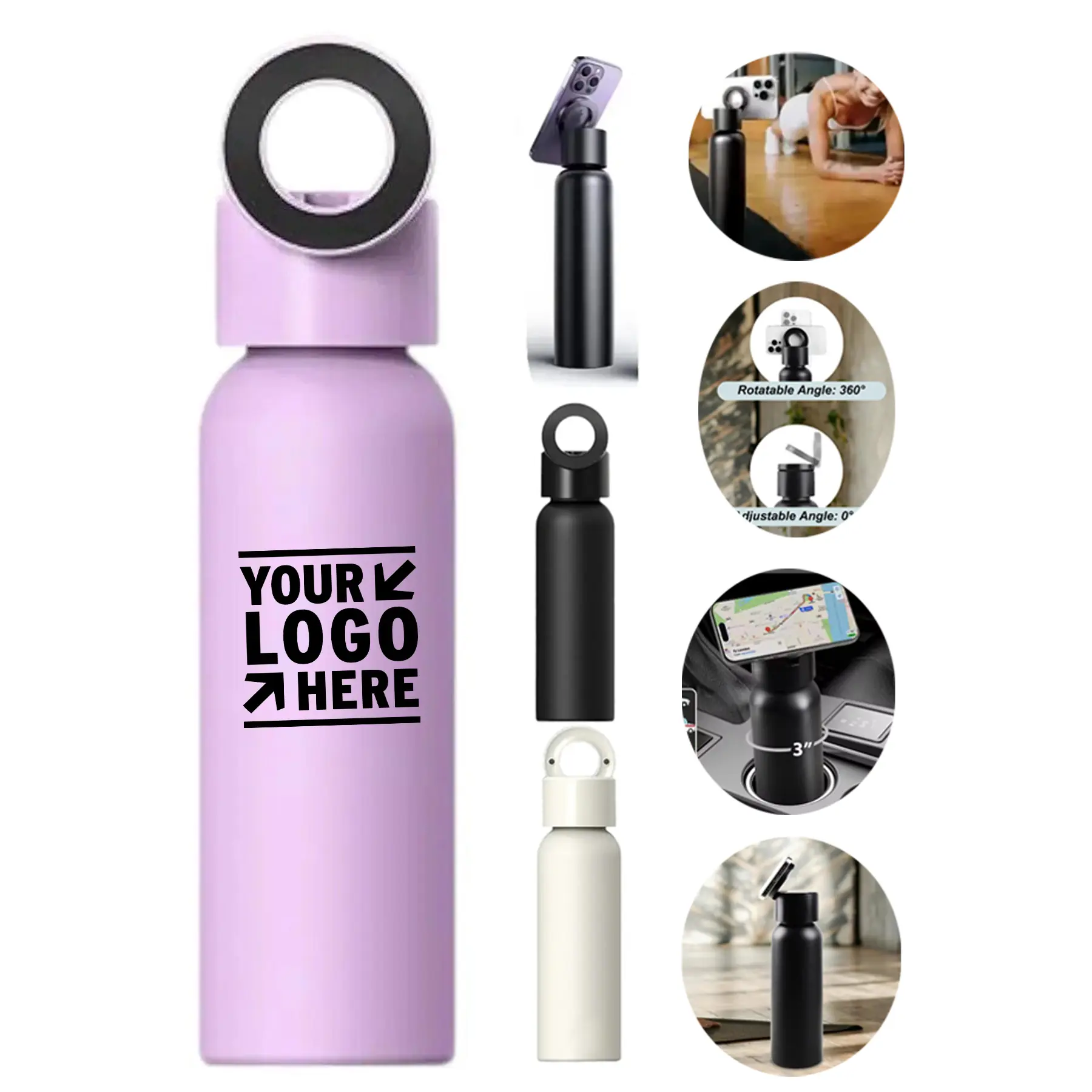 Premium Magnetic Insulated Hydration Bottle 2
