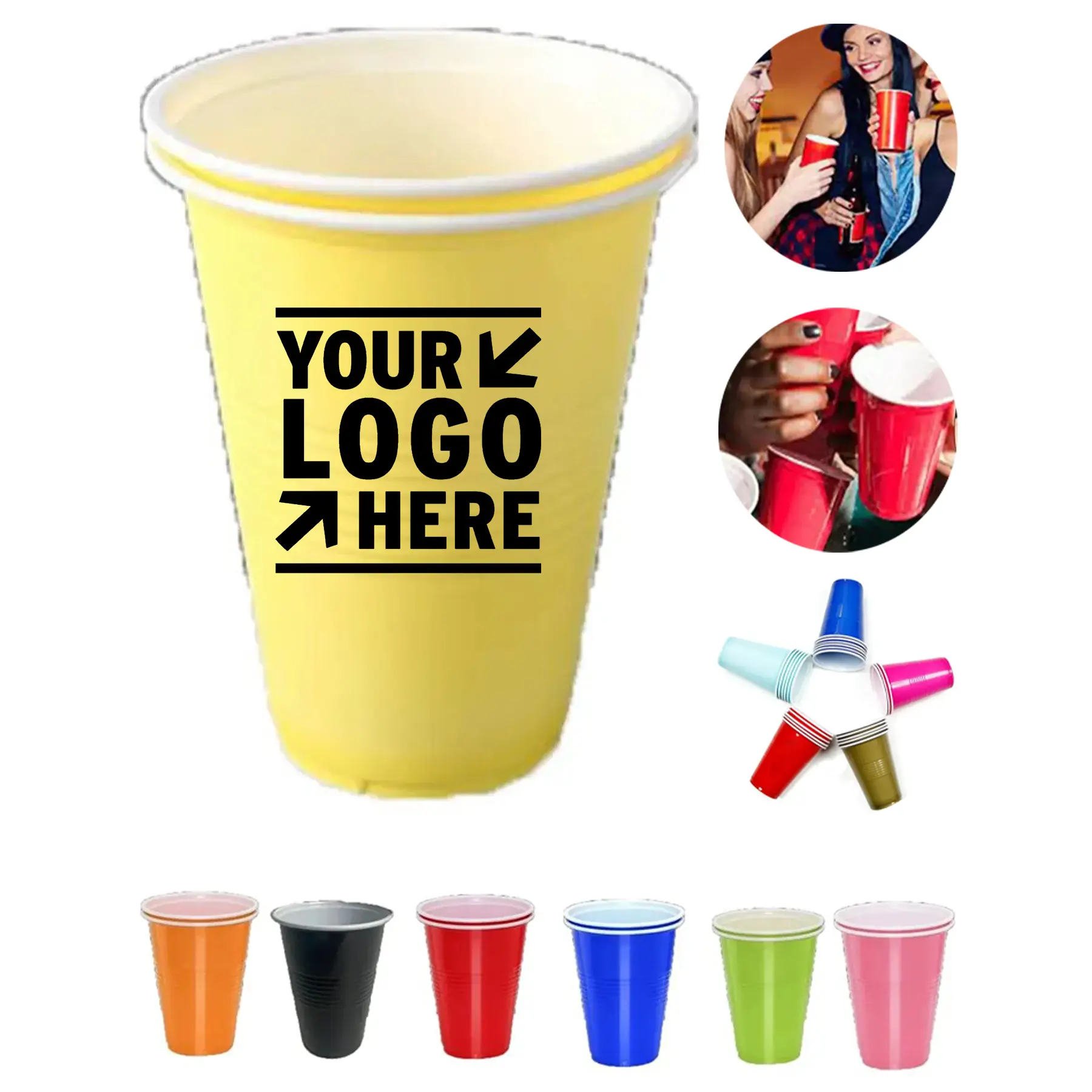Festive Beverage Party Cups 2