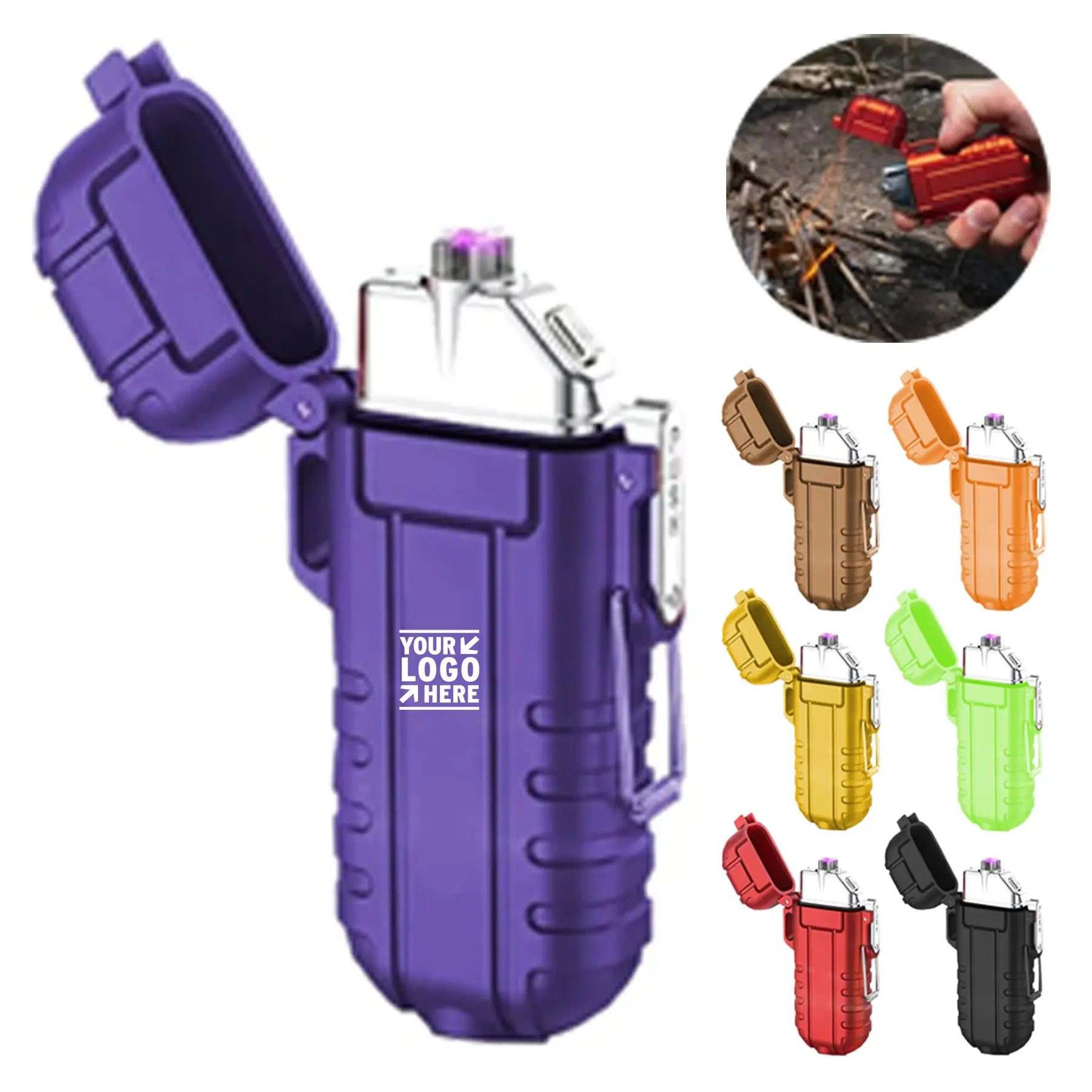 Windproof Camping Igniter with Lanyard 2