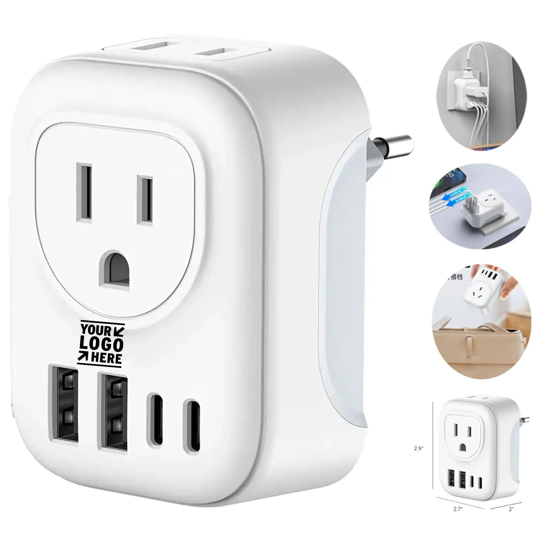 Compact Travel Power Adapter 2