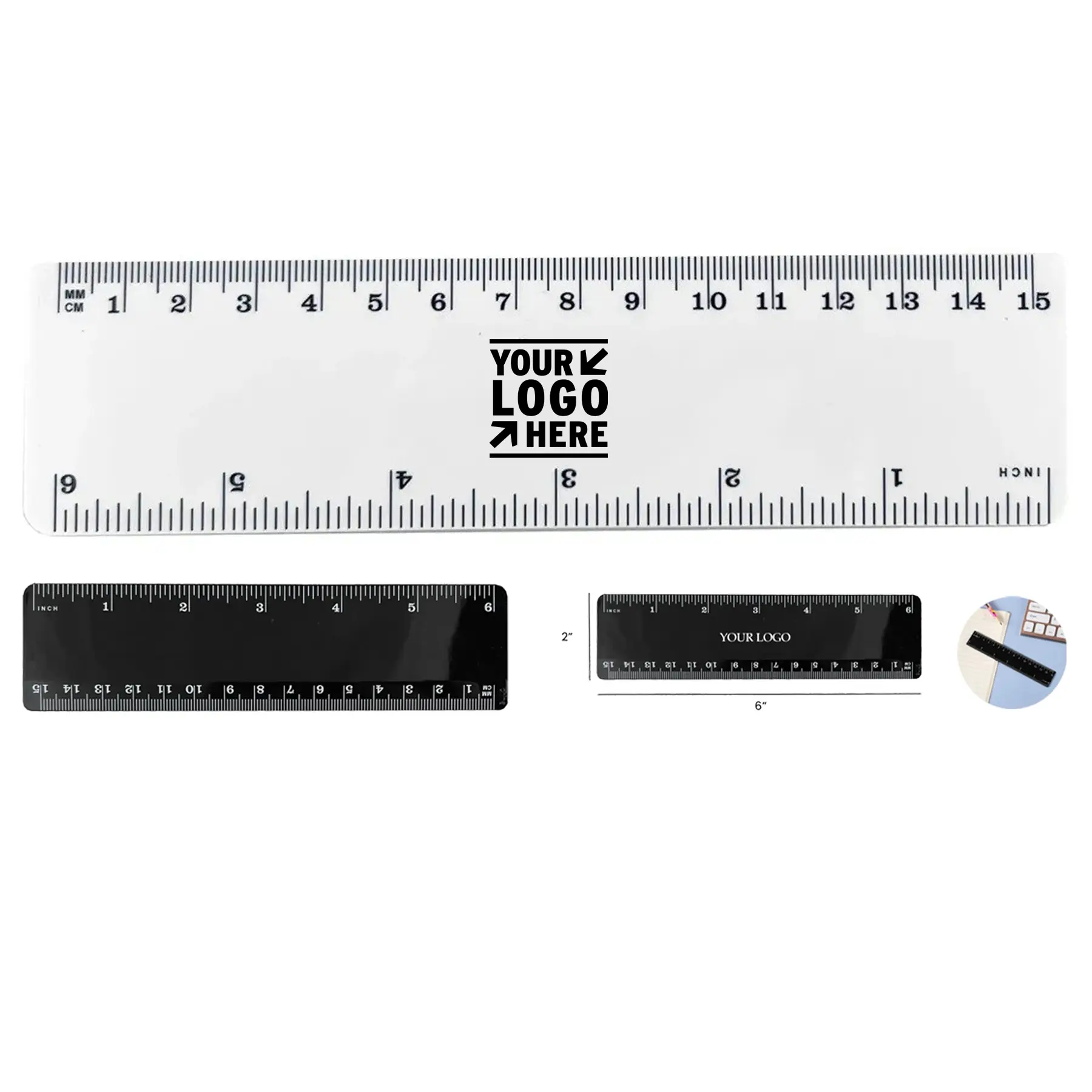 Compact Dual-Scale Ruler 2